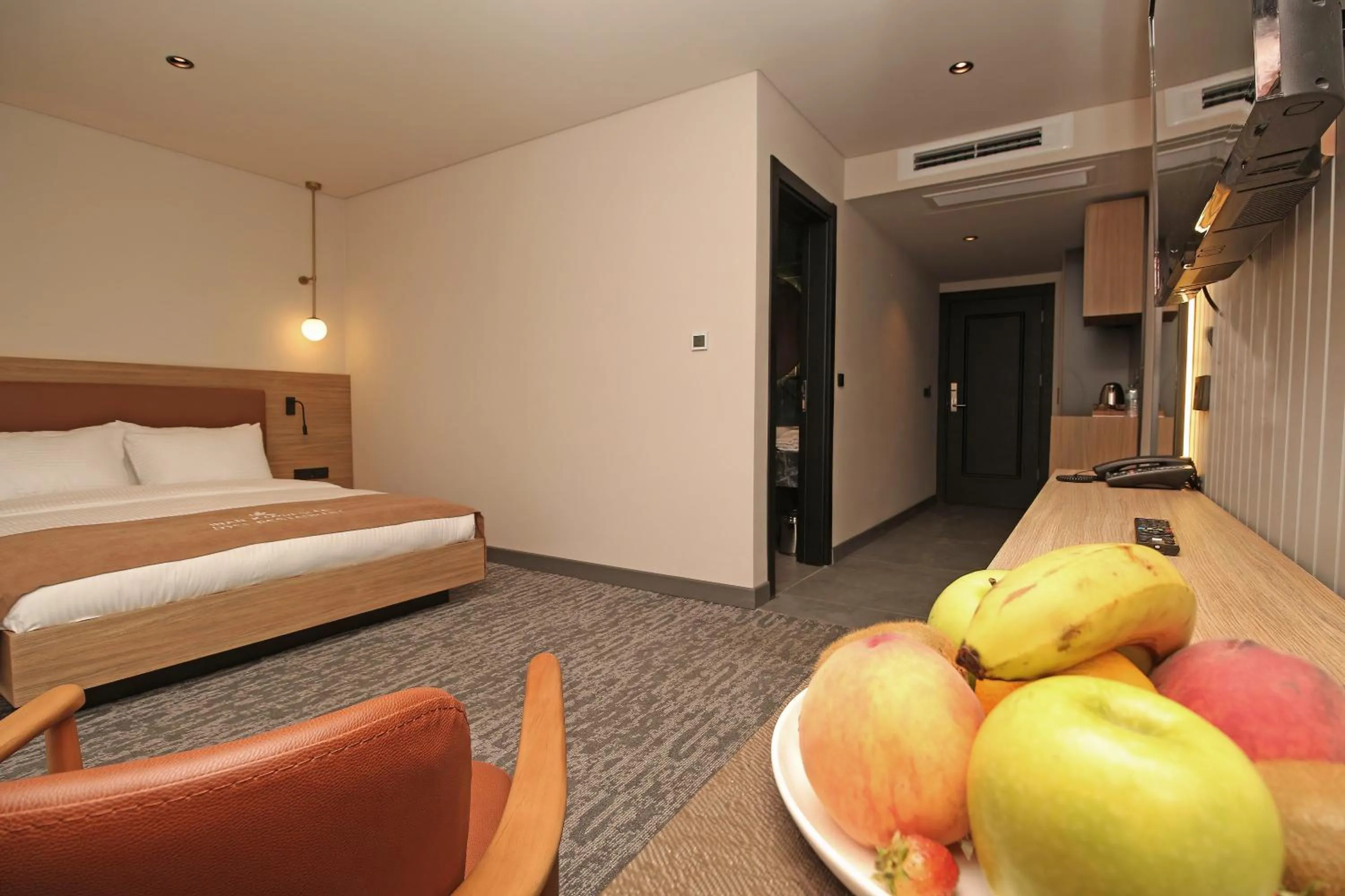 Bed in İnanlar City Hotel