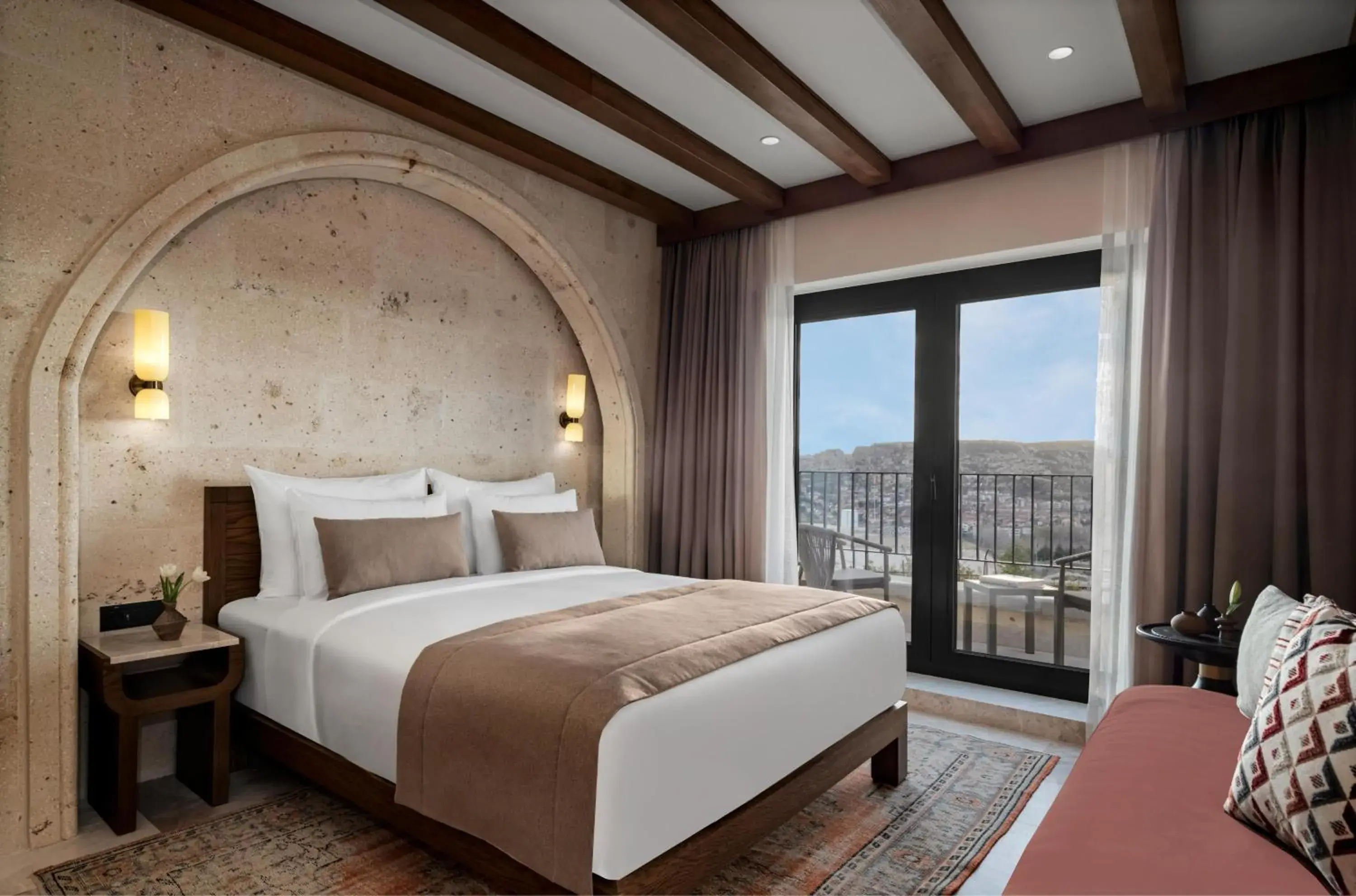 Deluxe Room with Cappadocia View in Alden Hotel Cappadocia Deluxe Room with Cappadocia View in Alden Hotel Cappadocia