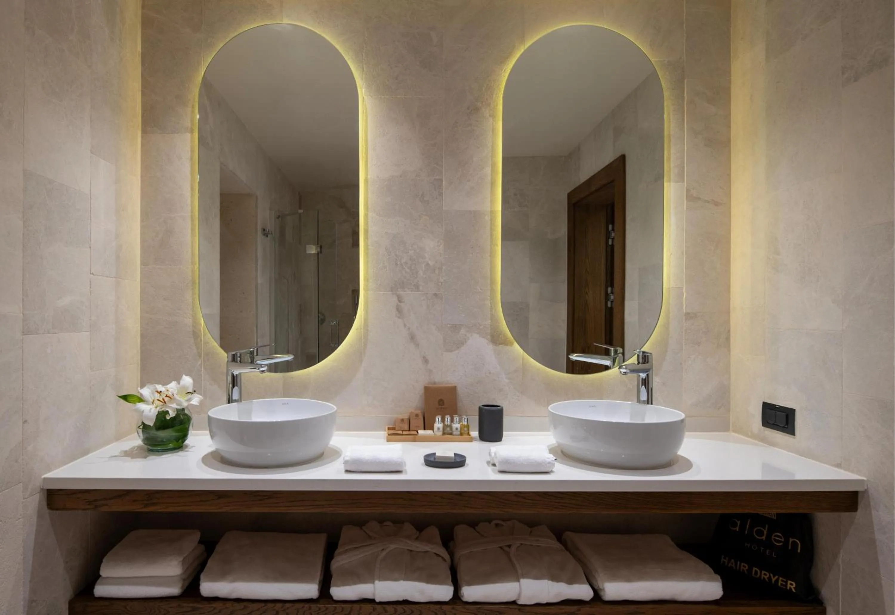 Shower in Alden Hotel Cappadocia