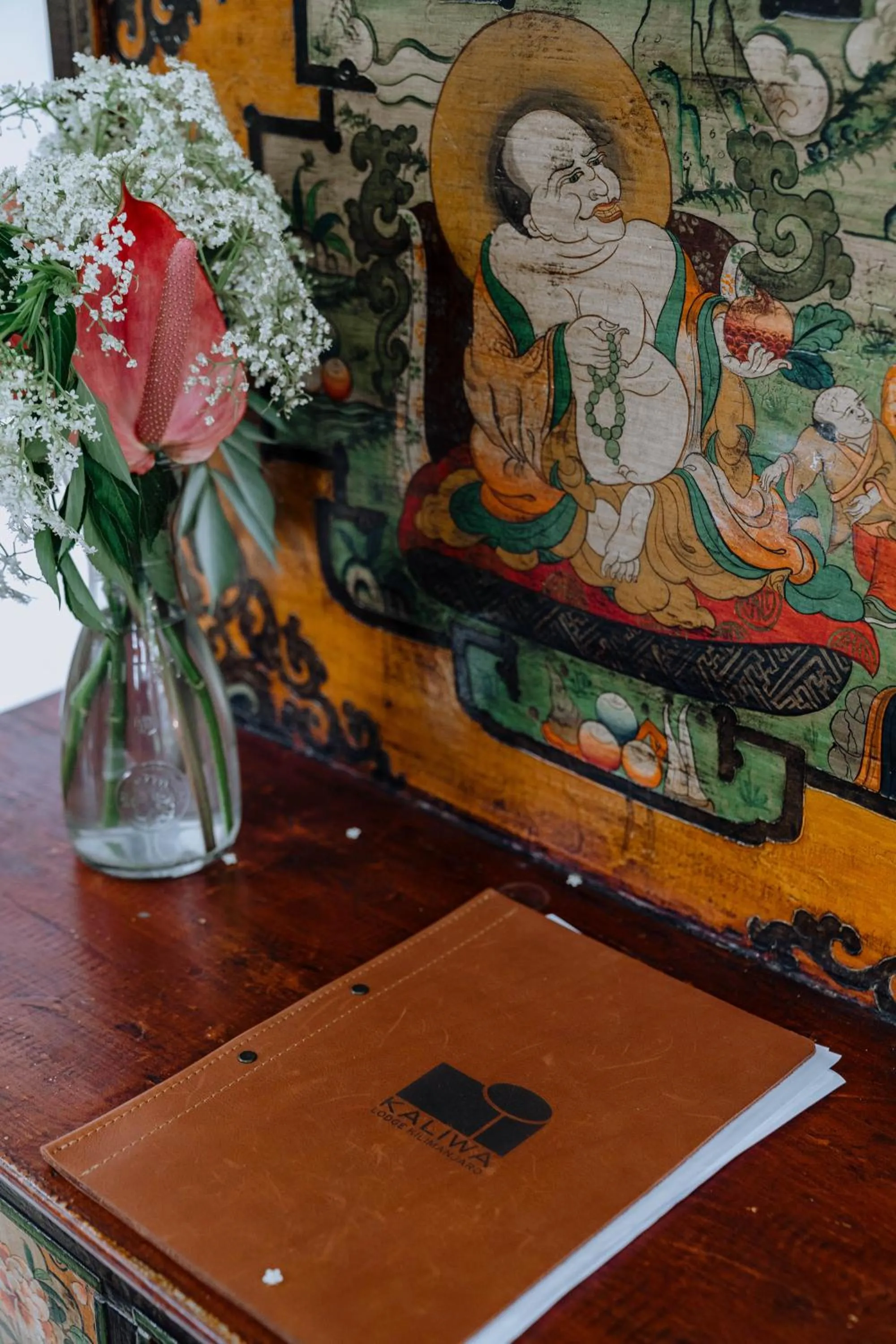 Decorative detail in Kaliwa Lodge