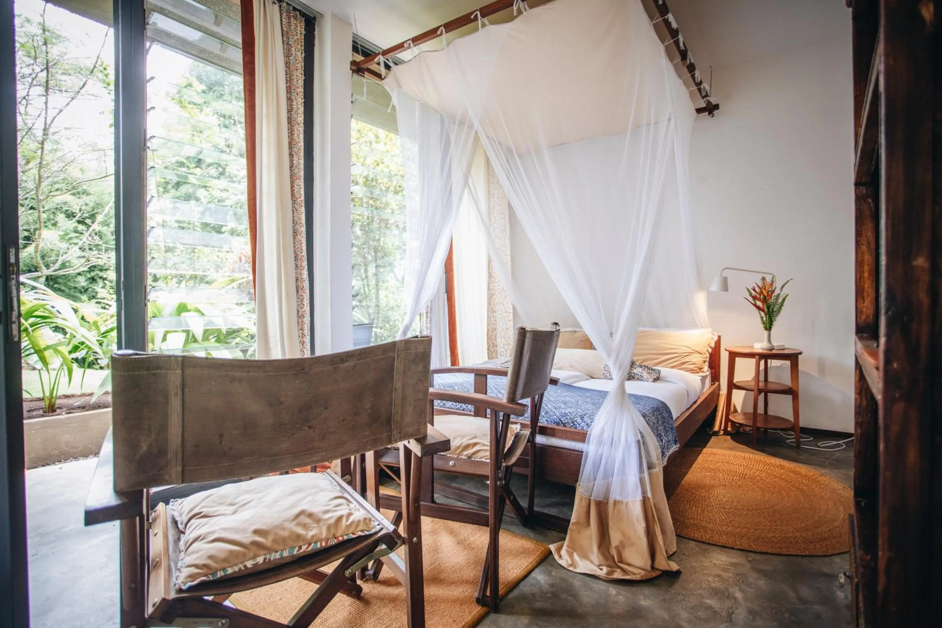 Patio, Bed in Kaliwa Lodge