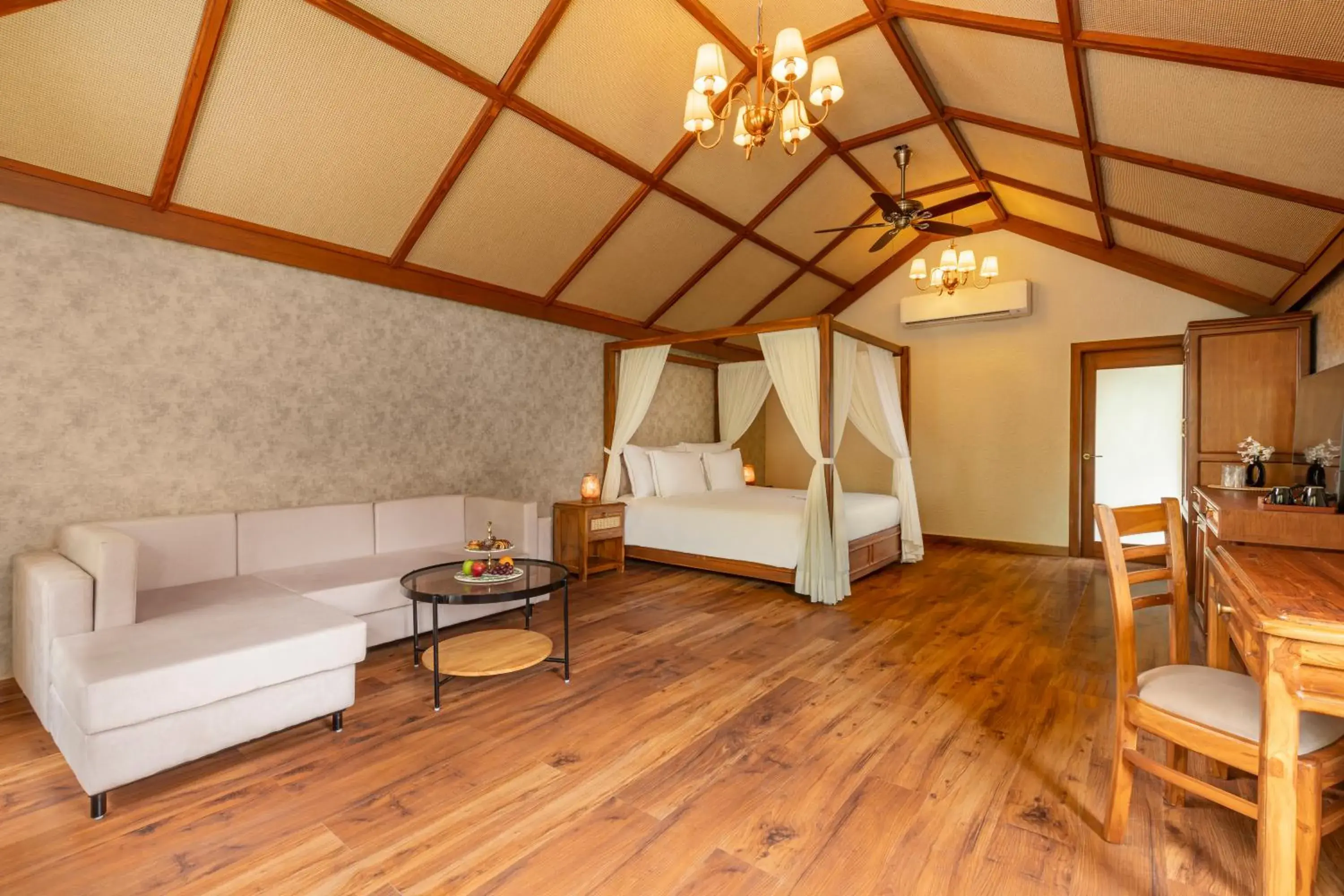 Living room in ZANA Luxury Forest Resort, Ranthambore Living room in ZANA Luxury Forest Resort, Ranthambore