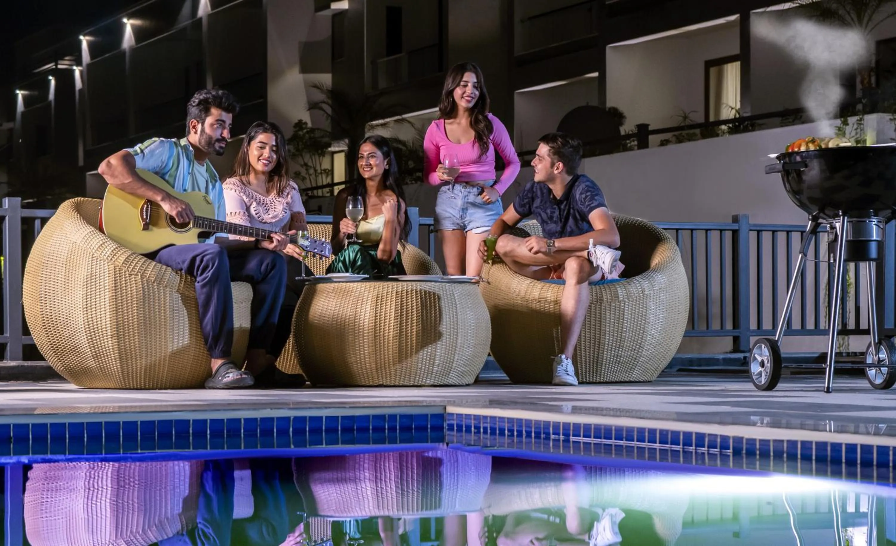 Pool view in ZANA Luxury Forest Resort, Ranthambore