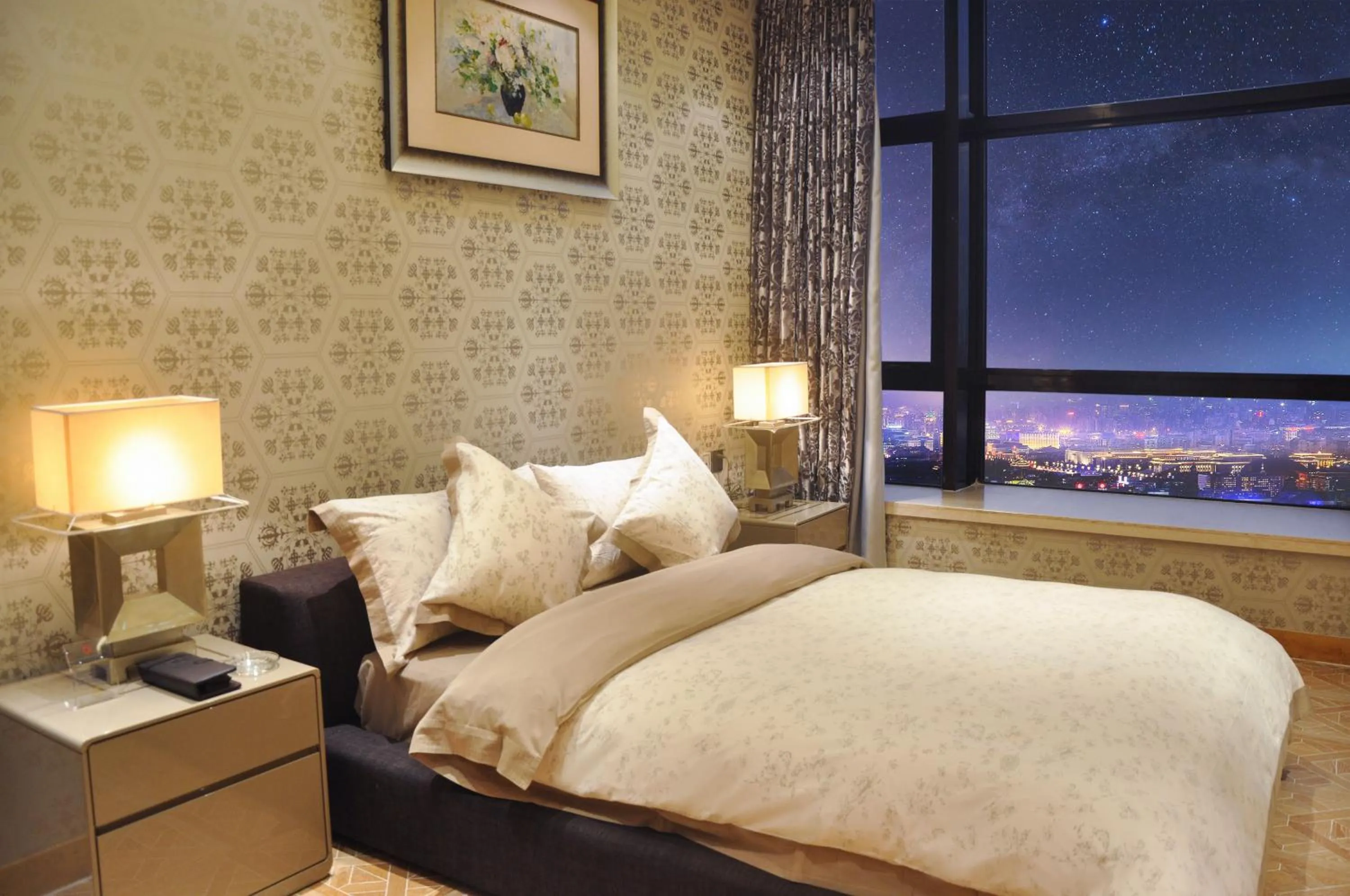 Bed in Haikou Mingguang Shengyi Hotel