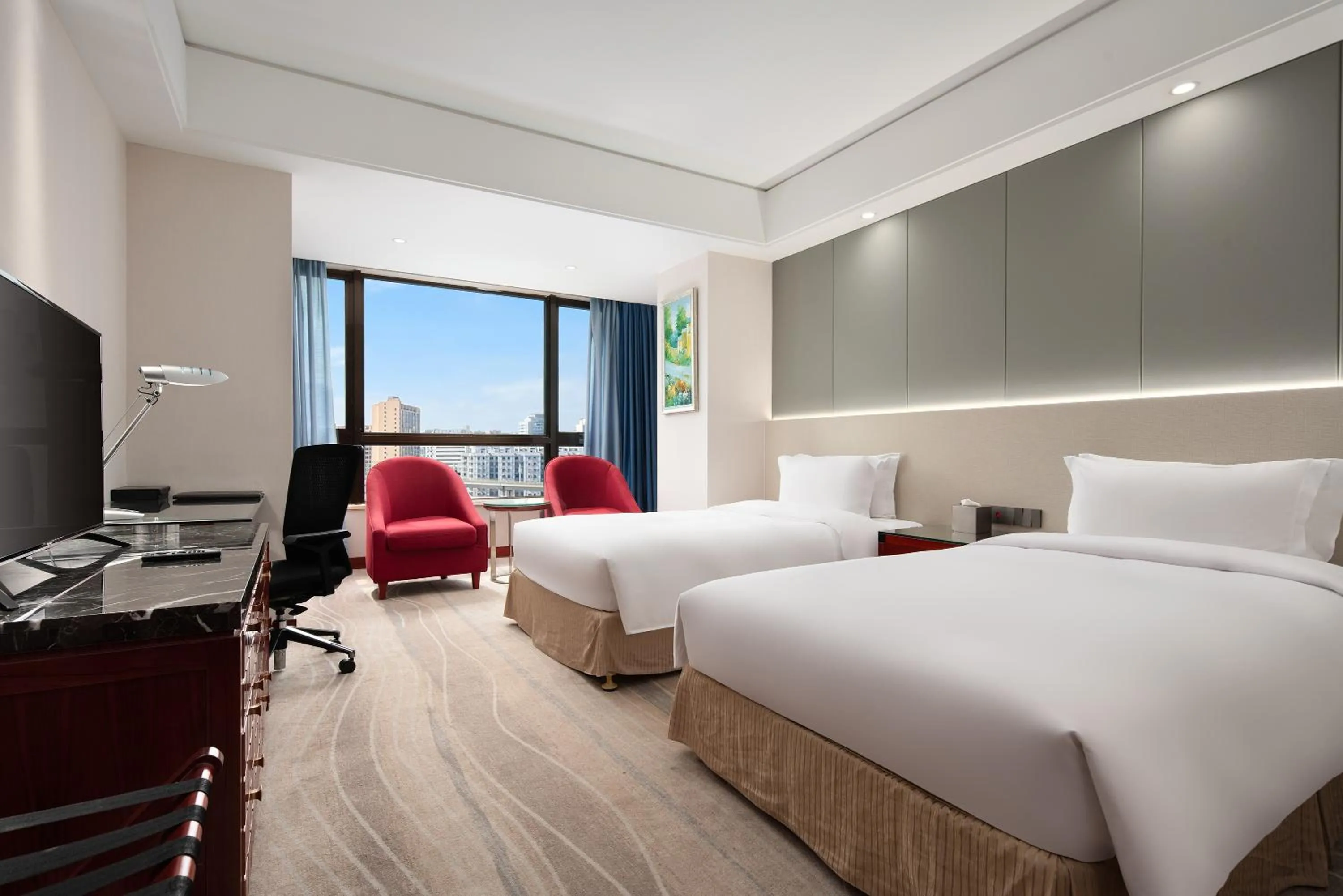 Bed in Haikou Mingguang Shengyi Hotel