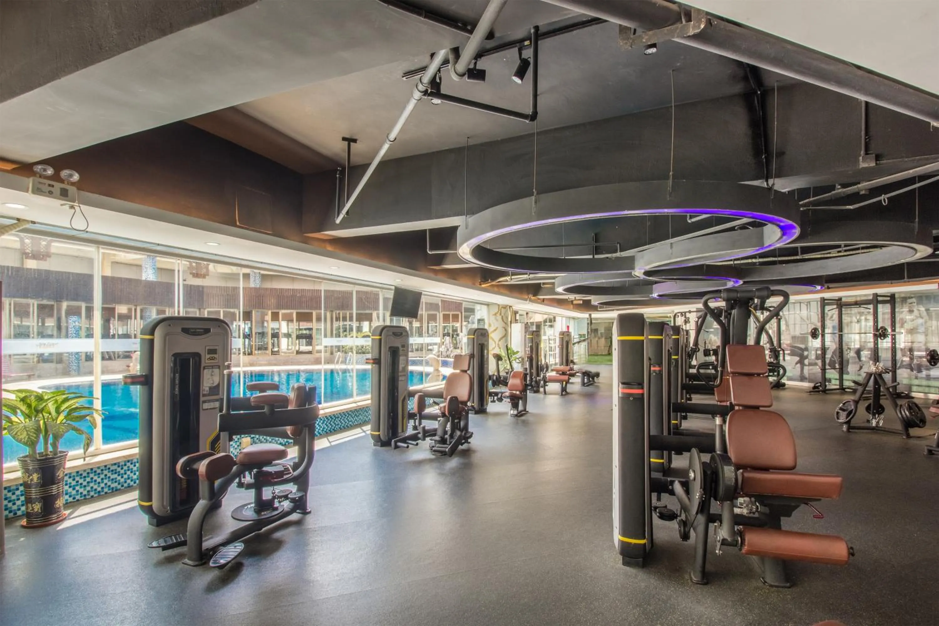 Fitness centre/facilities in Haikou Mingguang Shengyi Hotel