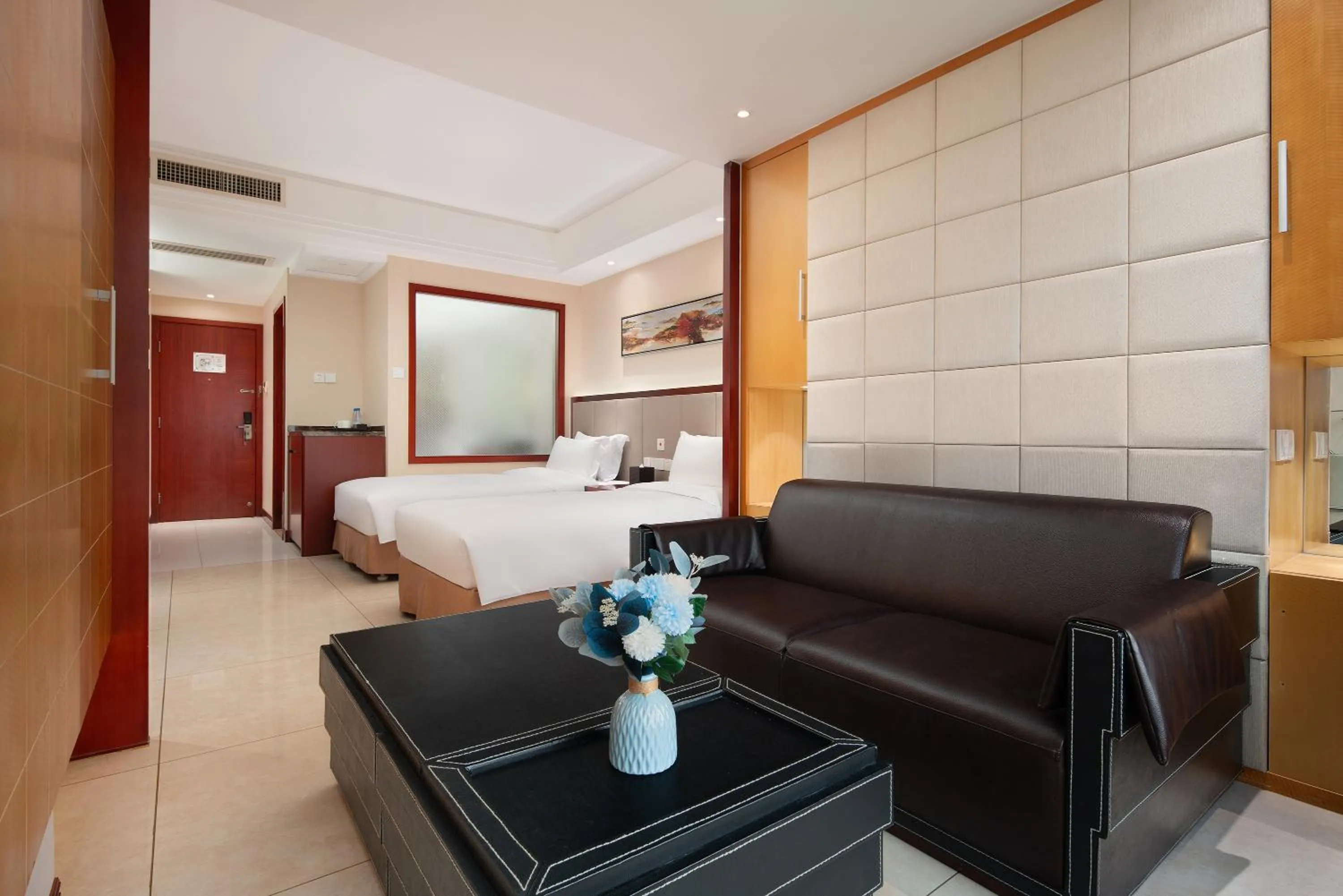 Bed in Haikou Mingguang Shengyi Hotel