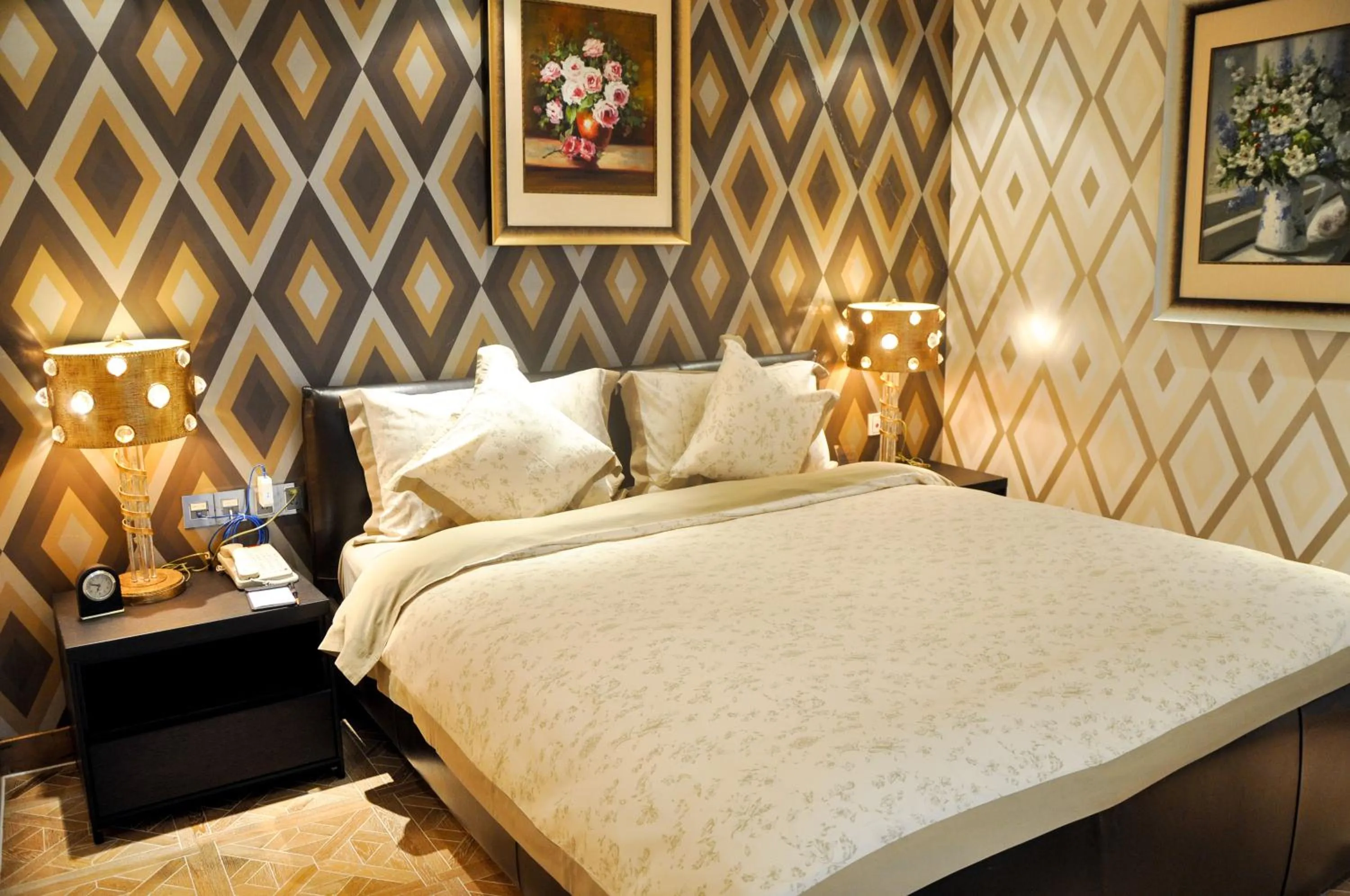 Bed in Haikou Mingguang Shengyi Hotel