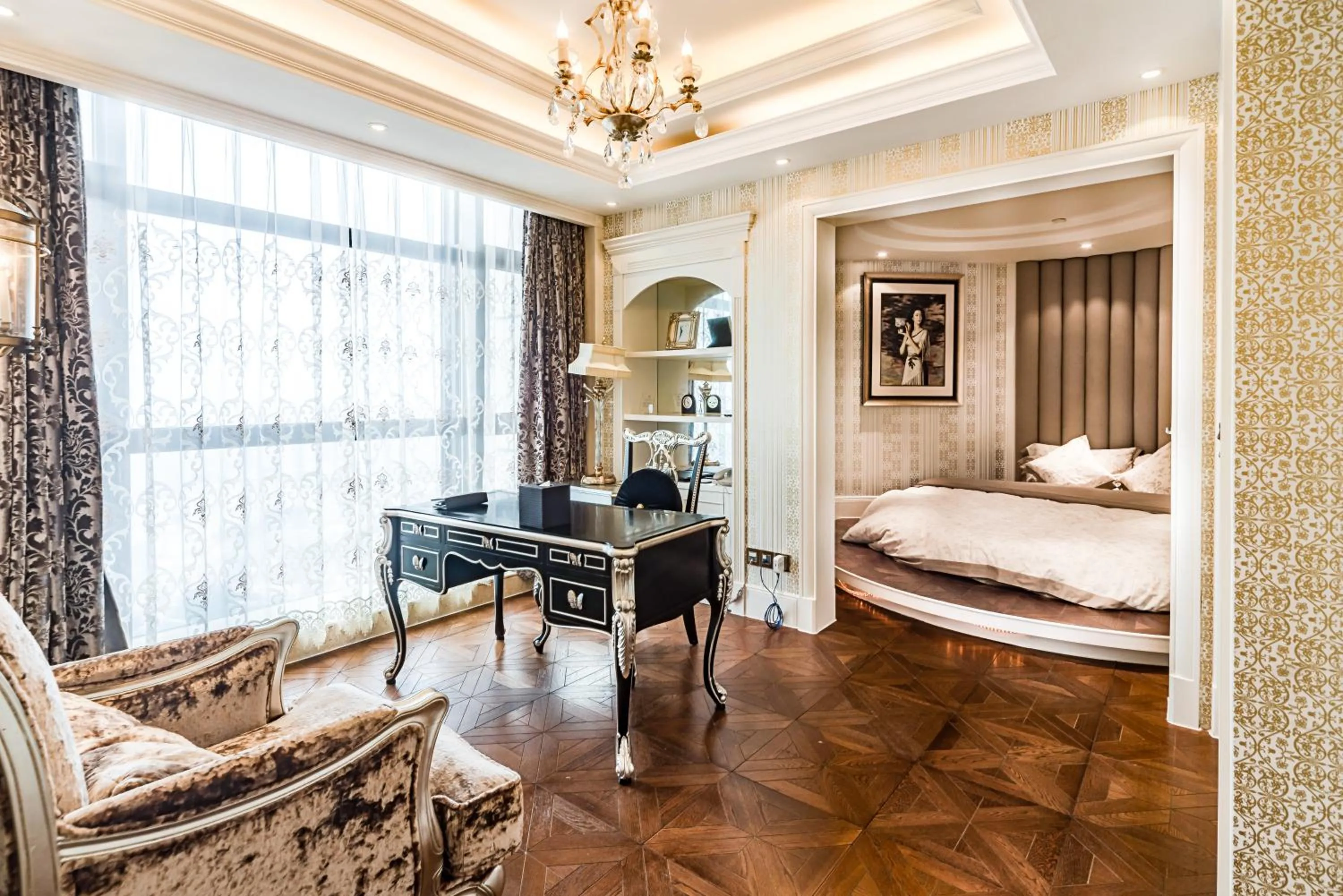 Bed in Haikou Mingguang Shengyi Hotel