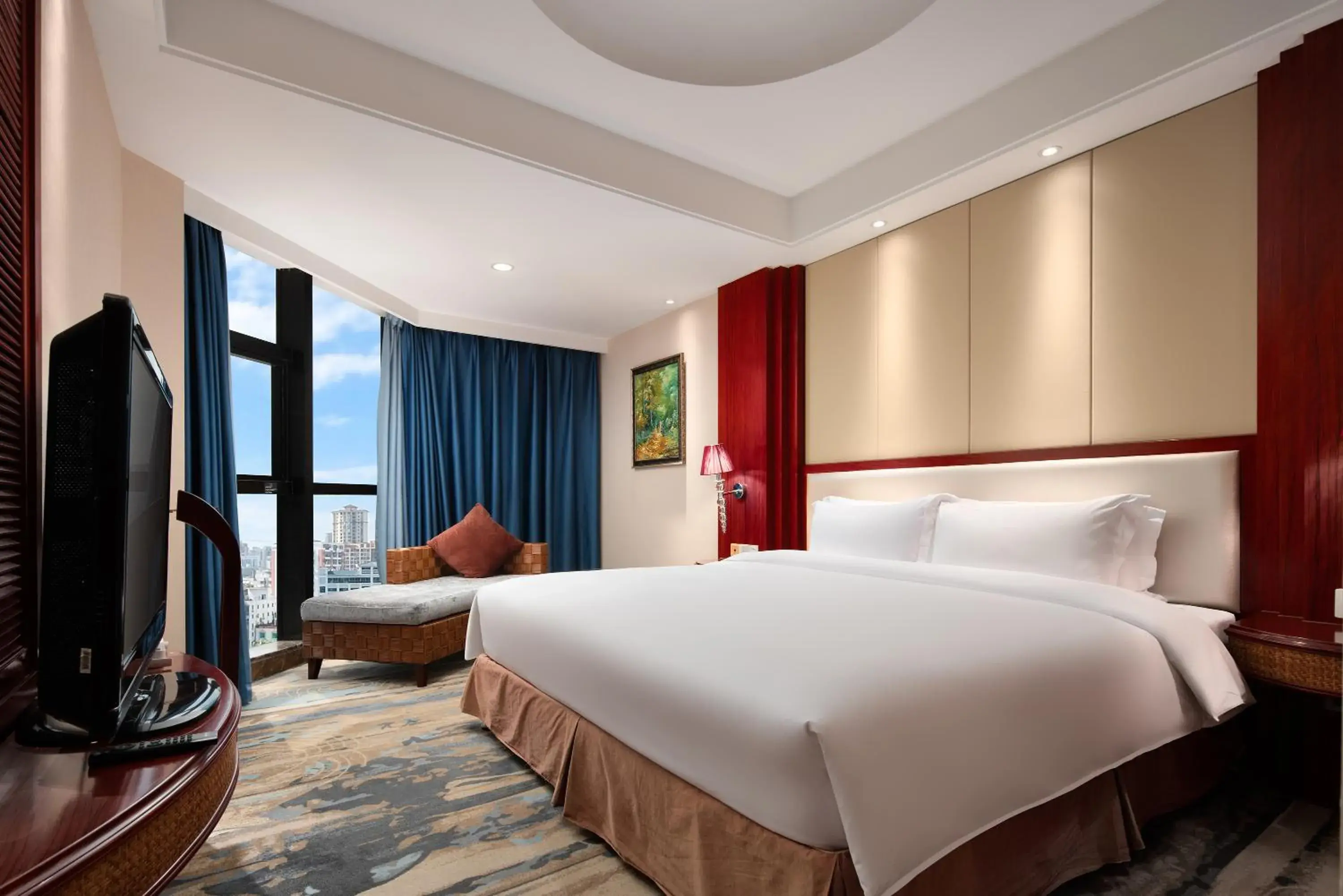 Bed in Haikou Mingguang Shengyi Hotel (Previous Mingguang International Hotel) Bed in Haikou Mingguang Shengyi Hotel (Previous Mingguang International Hotel)