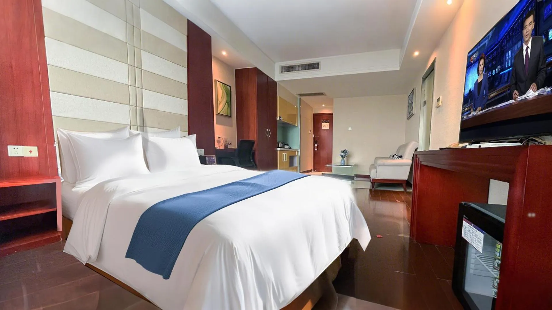 Bed in Haikou Mingguang Shengyi Hotel