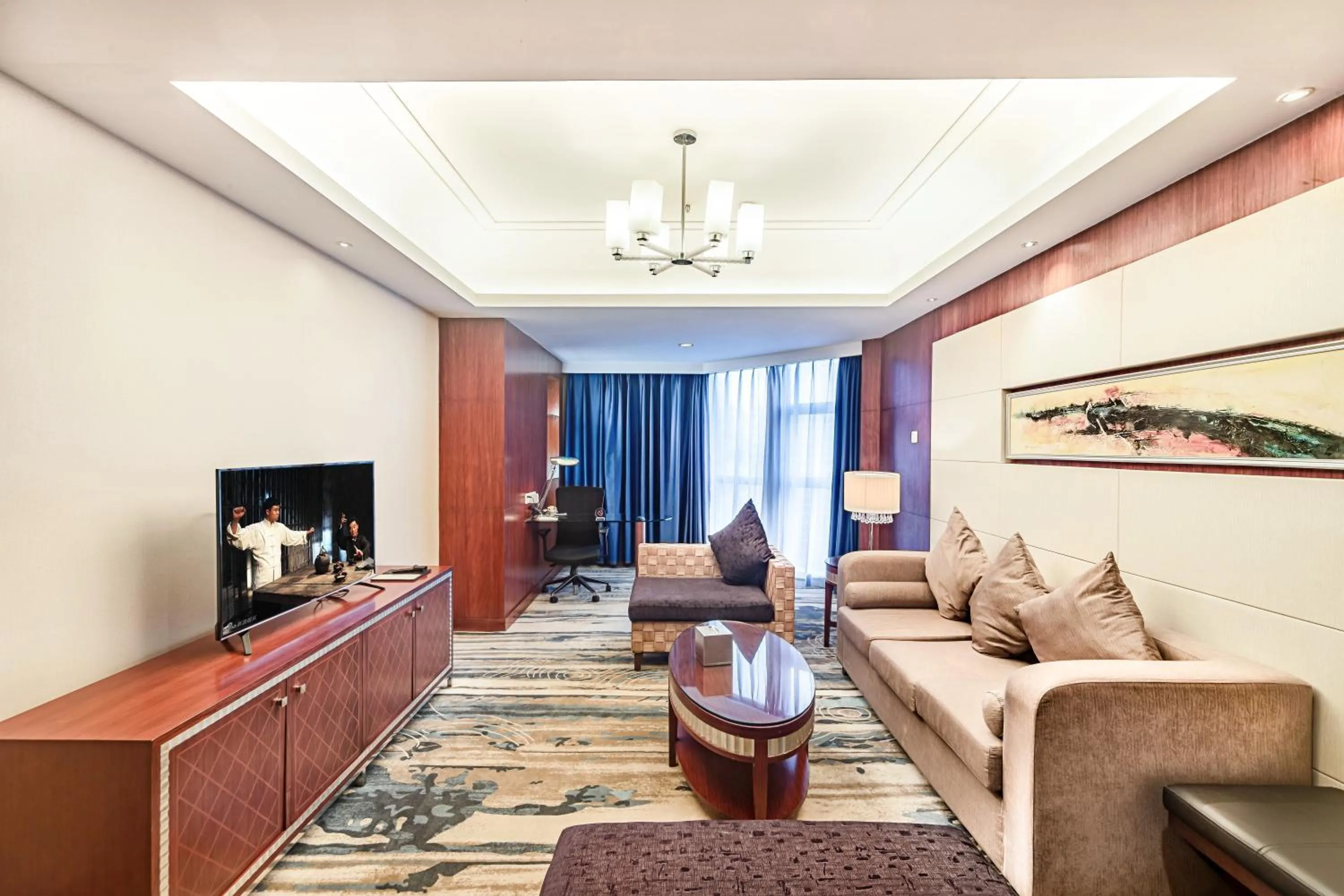 Living room in Haikou Mingguang Shengyi Hotel