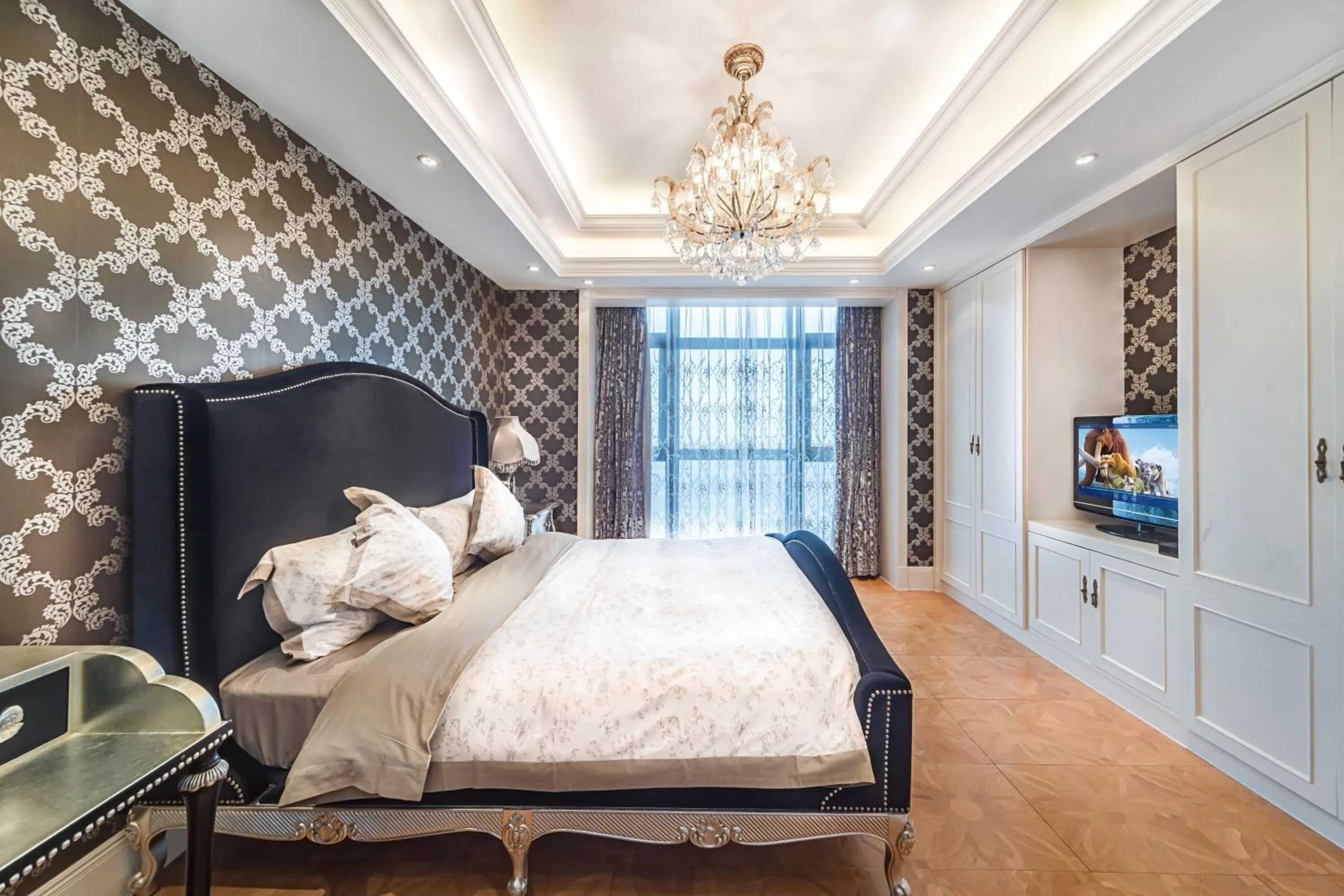 Bed in Haikou Mingguang Shengyi Hotel