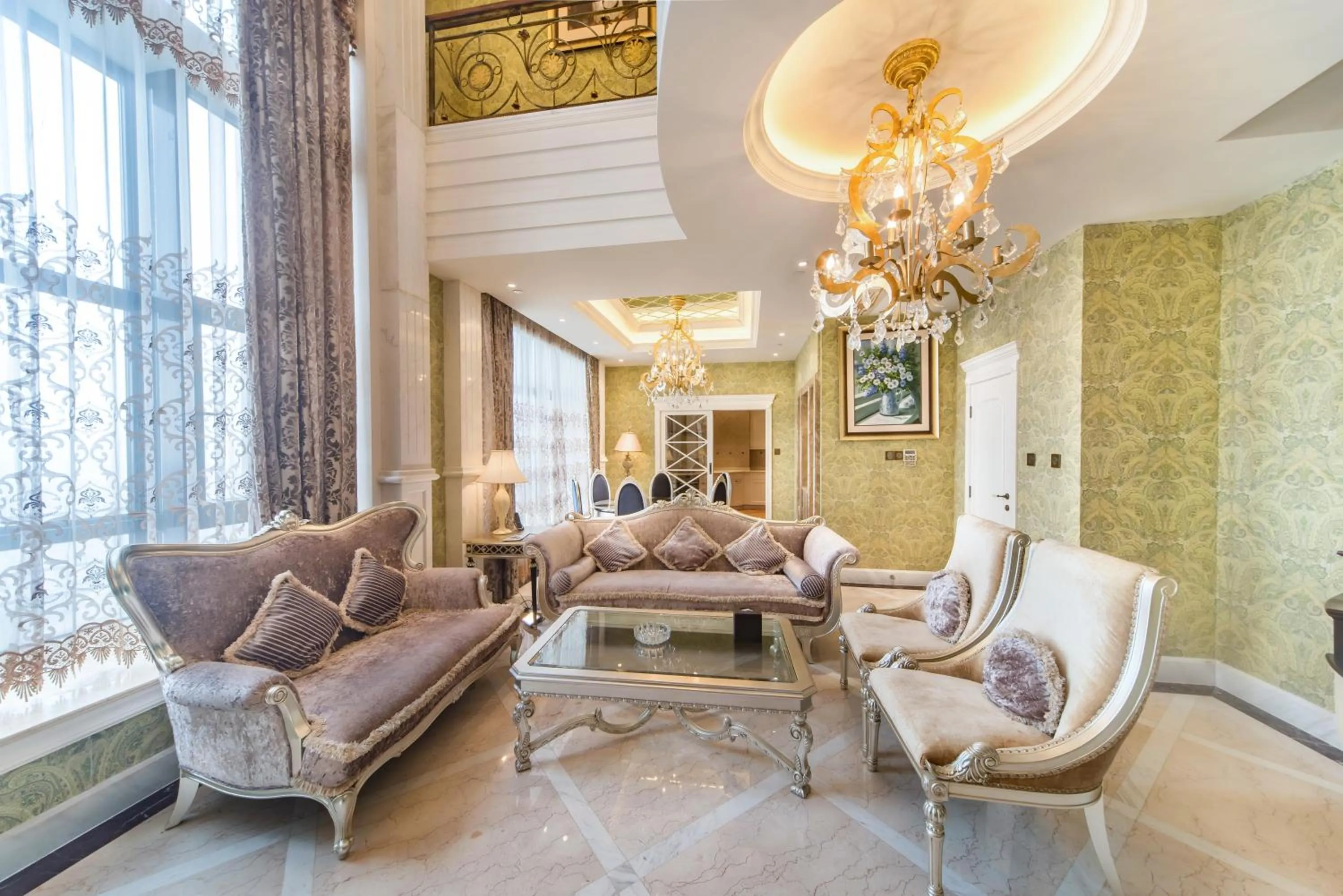 Living room in Haikou Mingguang Shengyi Hotel