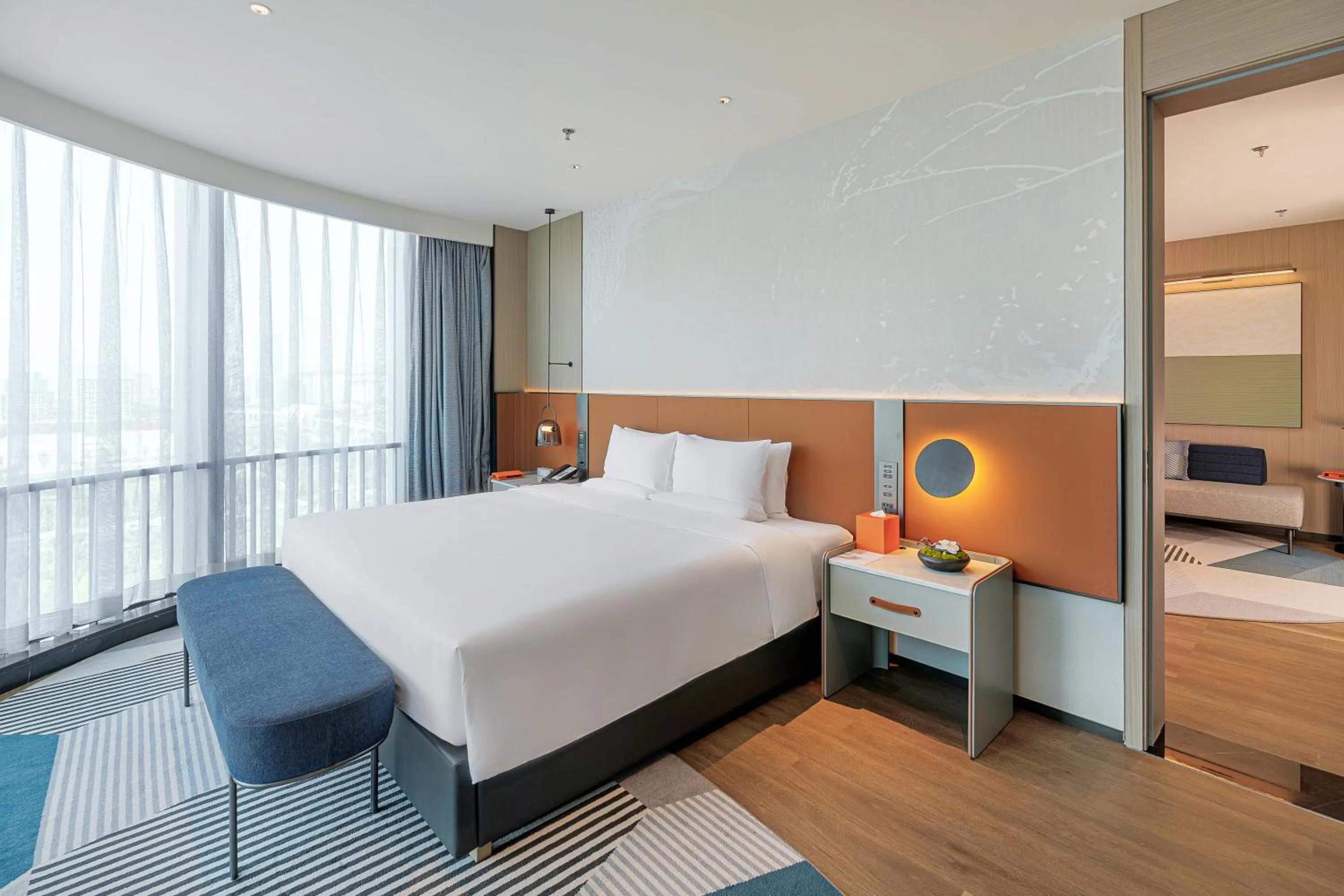 Bed in Novotel Xi'an Aden