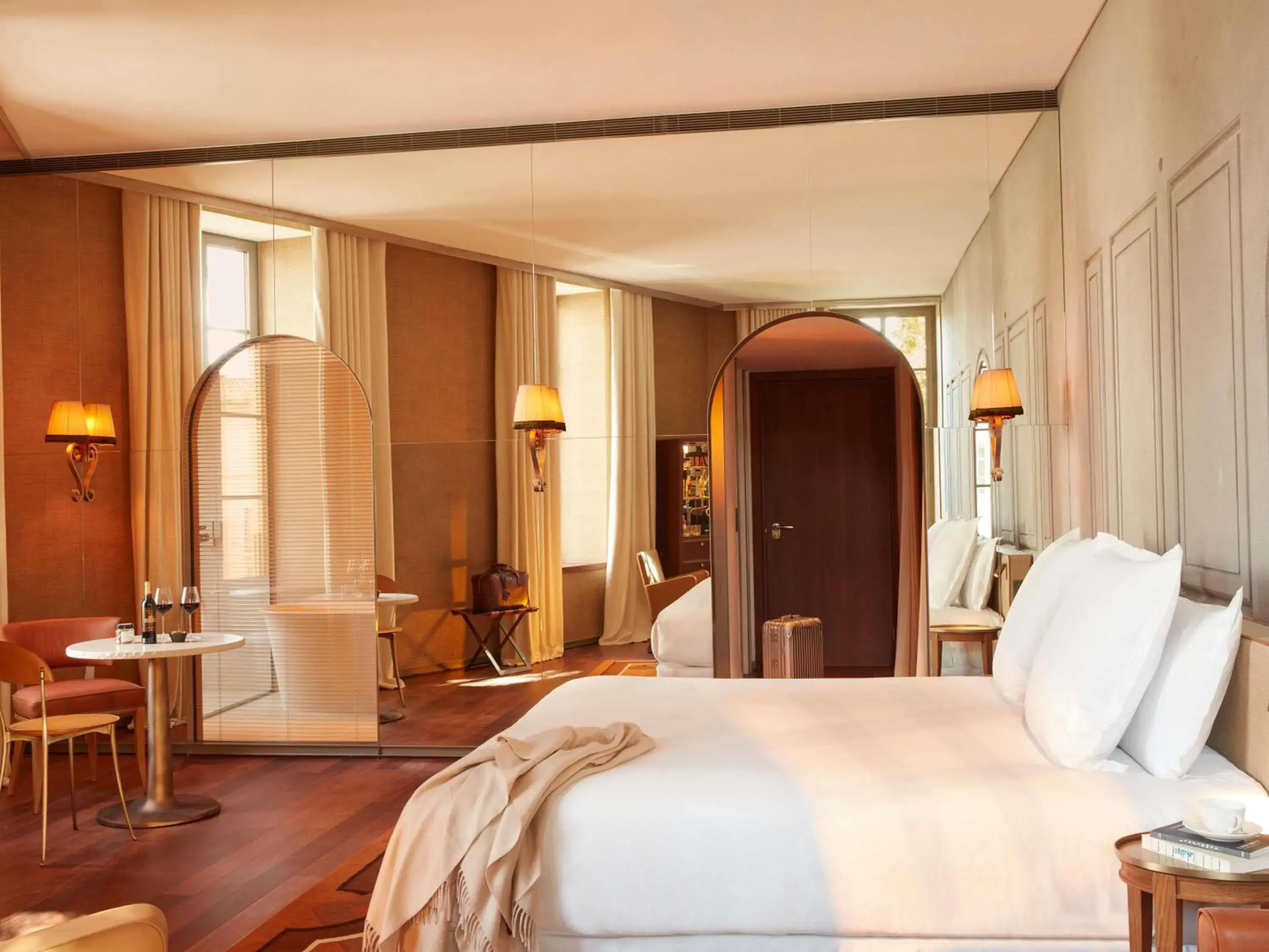 Bedroom, Bed in Mondrian Bordeaux Les Carmes Bedroom, Bed in Mondrian Bordeaux Les Carmes