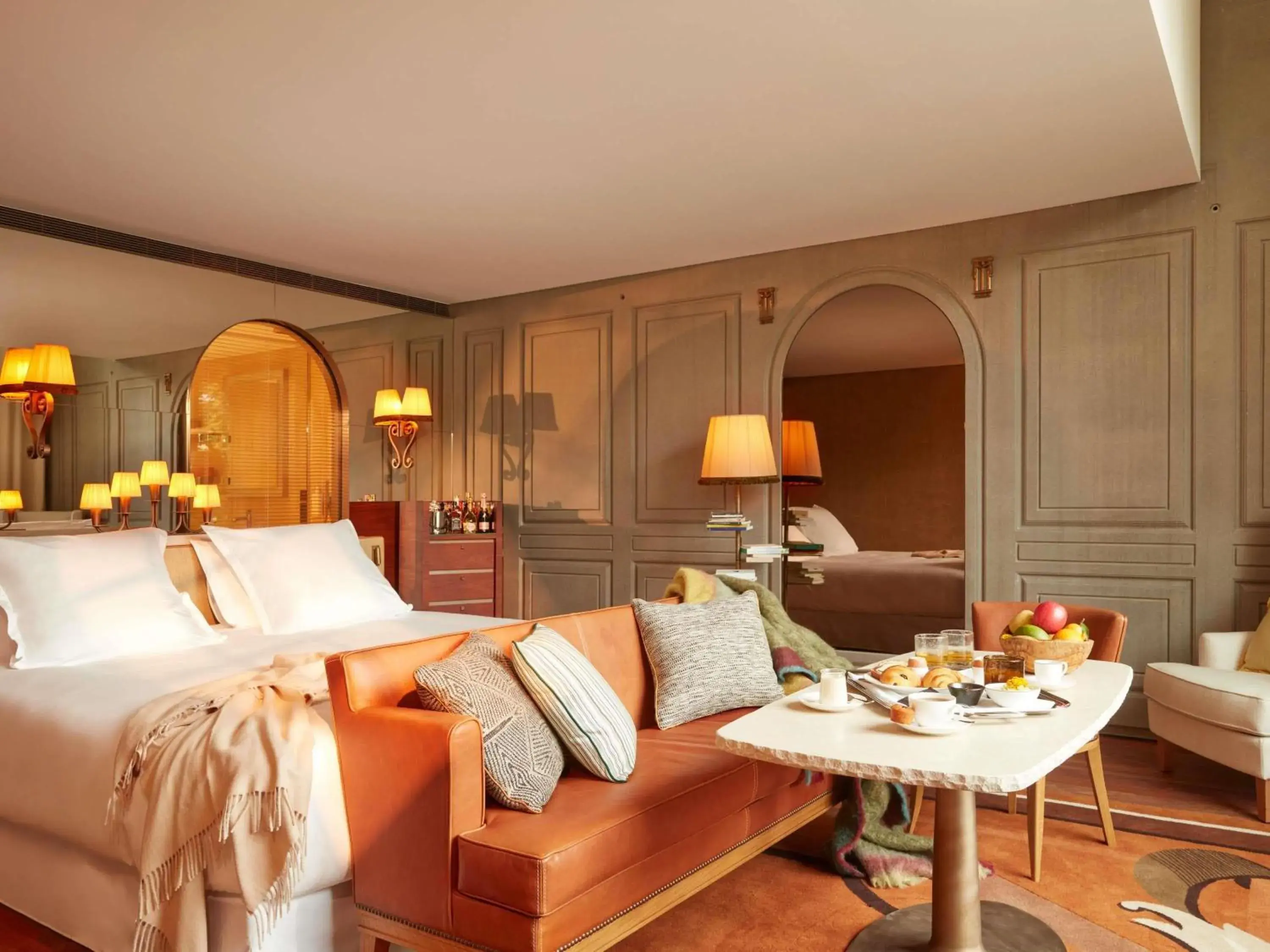 Bedroom, Bed in Mondrian Bordeaux Les Carmes Bedroom, Bed in Mondrian Bordeaux Les Carmes