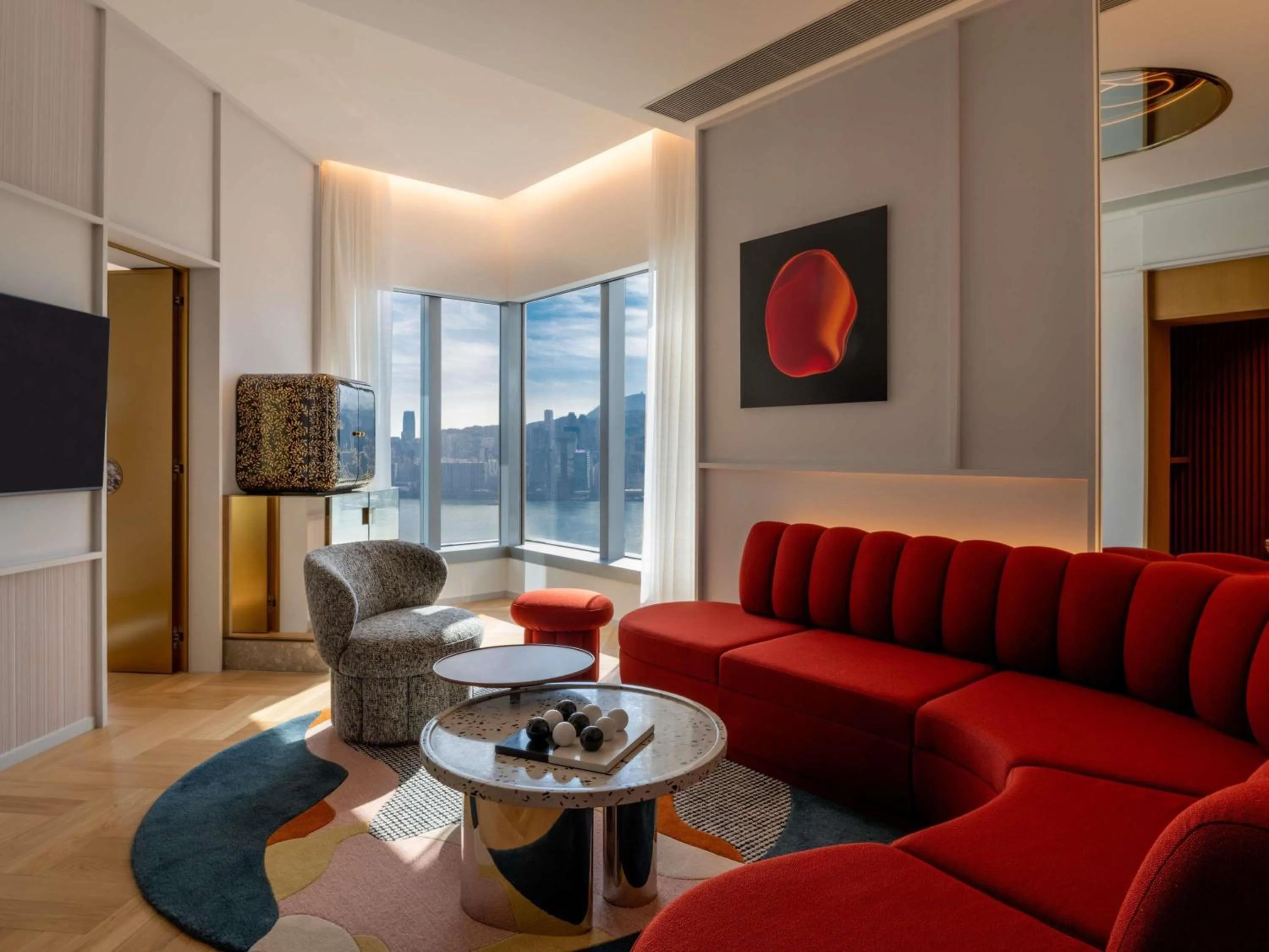 Bedroom in Mondrian Hong Kong