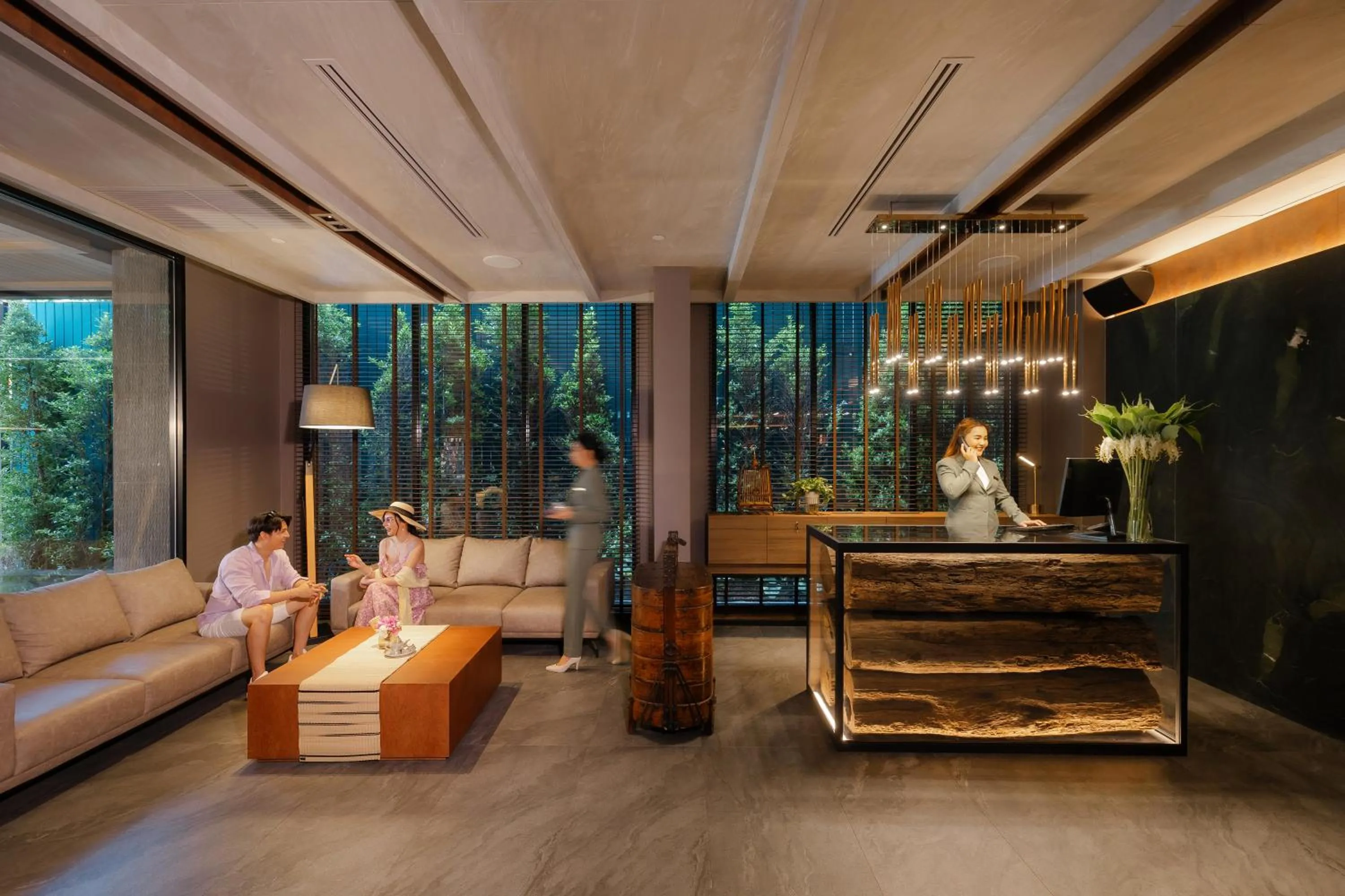 Lobby or reception in Ten Six Hundred, Chao Phraya, Bangkok by Preference, managed by The Ascott Limited