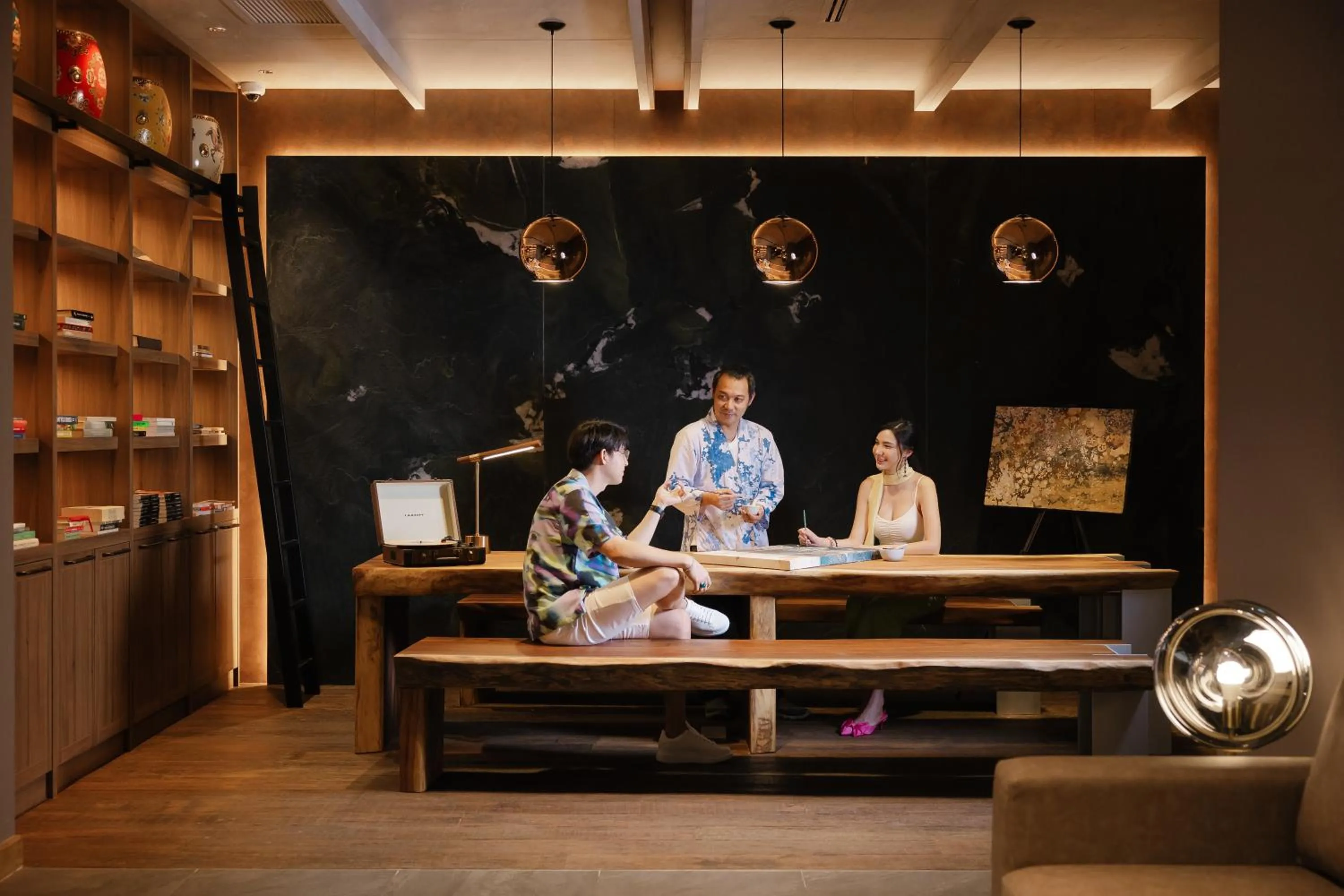 Communal lounge/ TV room in Ten Six Hundred, Chao Phraya, Bangkok by Preference, managed by The Ascott Limited