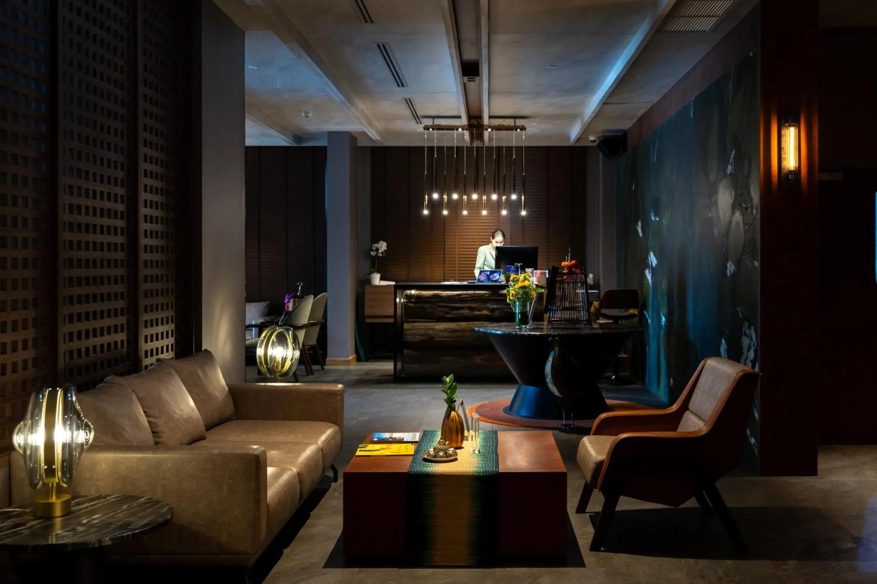 Lobby or reception in Ten Six Hundred, Chao Phraya, Bangkok by Preference, managed by The Ascott Limited Lobby or reception in Ten Six Hundred, Chao Phraya, Bangkok by Preference, managed by The Ascott Limited