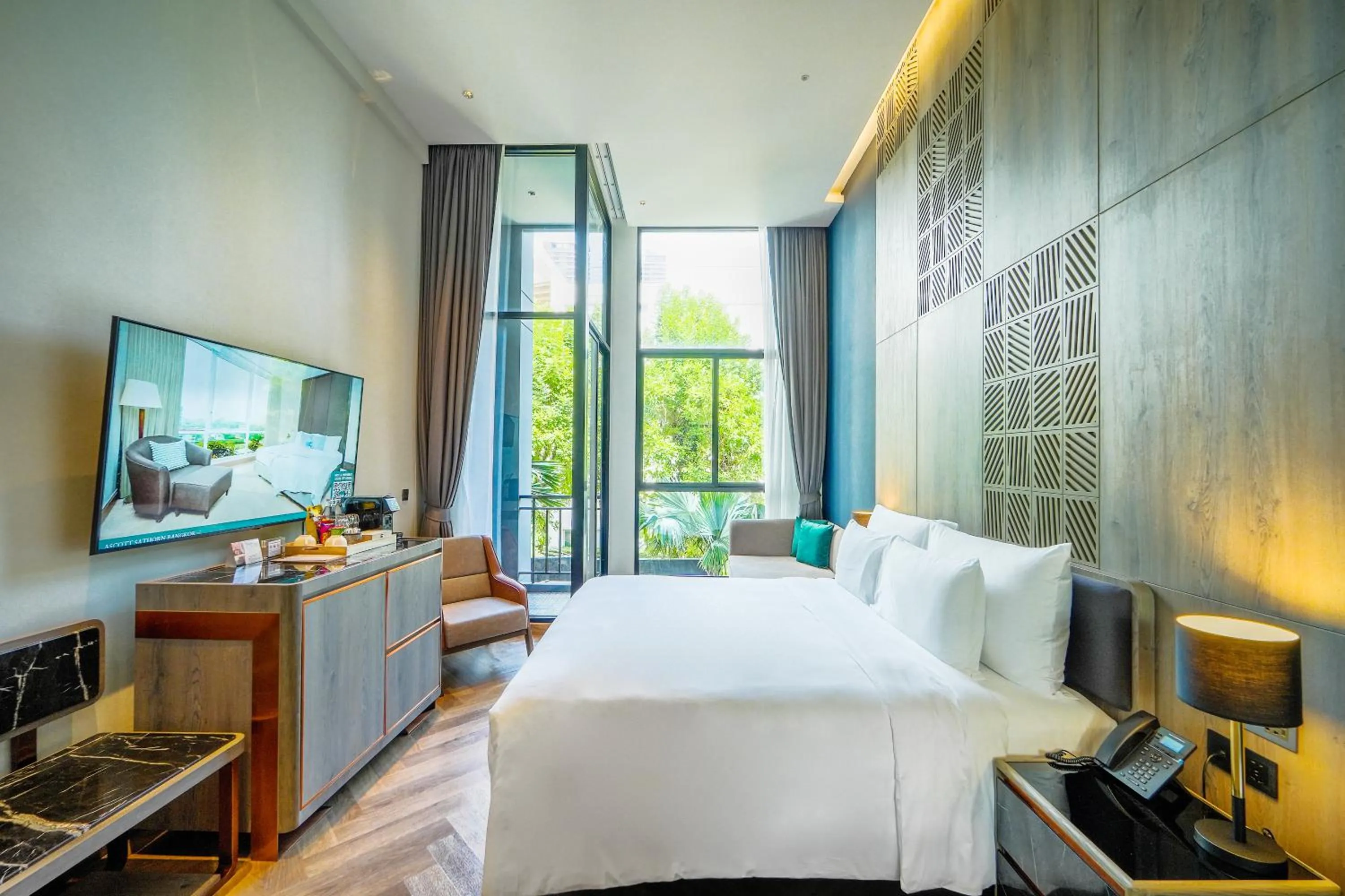 Photo of the whole room, Bed in Ten Six Hundred, Chao Phraya, Bangkok by Preference, managed by The Ascott Limited