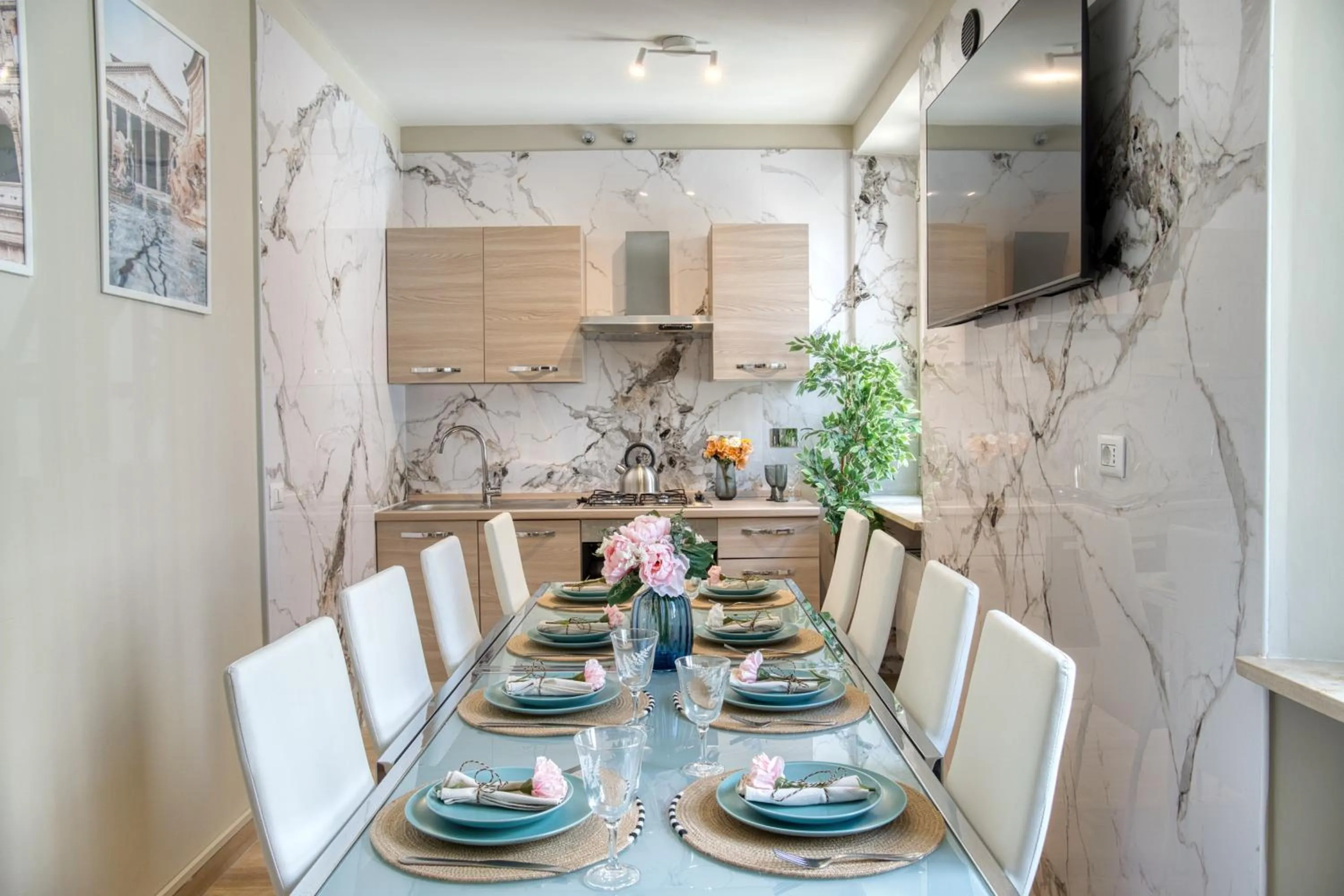 Kitchen or kitchenette in Di Martino Residence