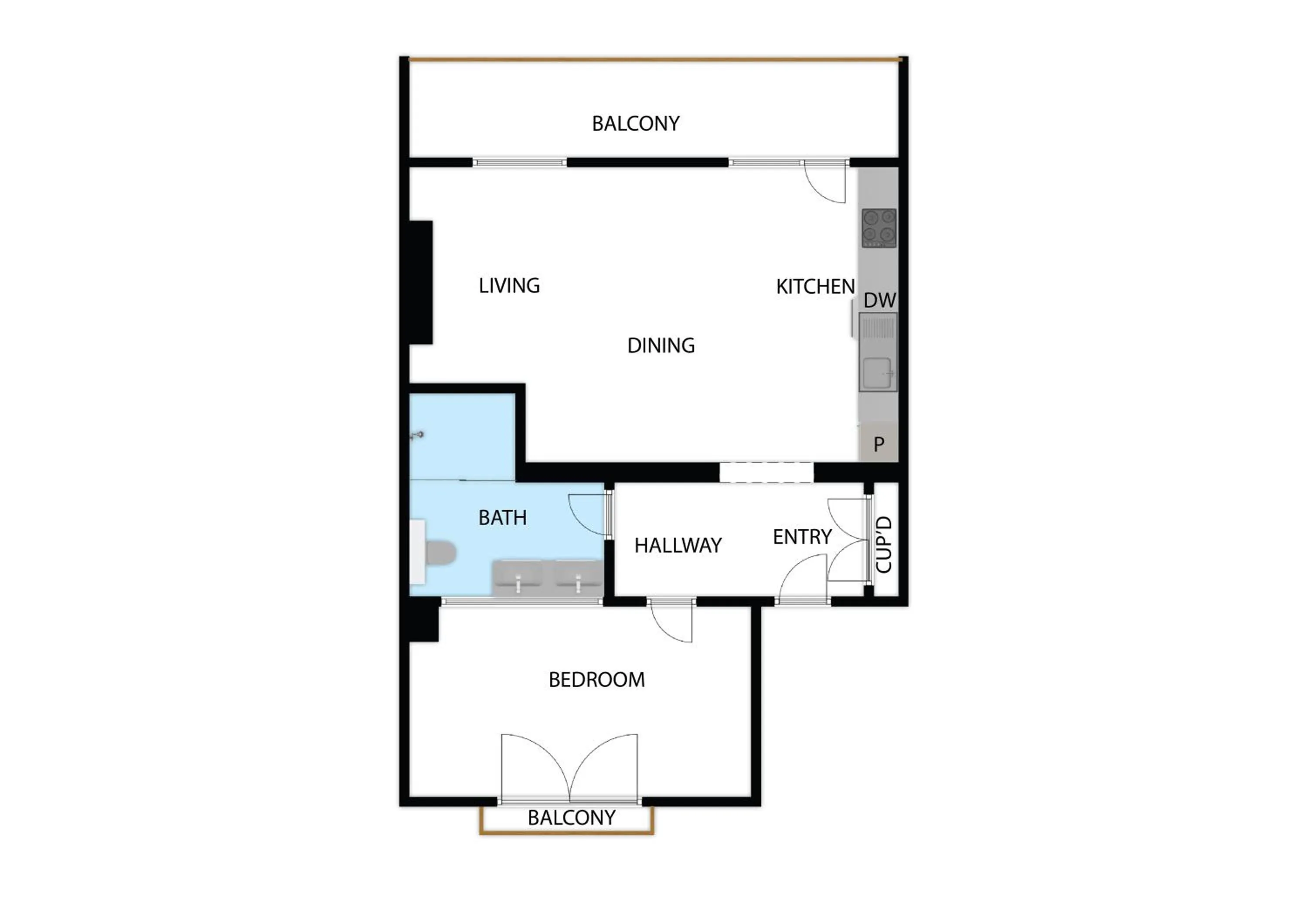 Floor plan in PitzPlus Appartements