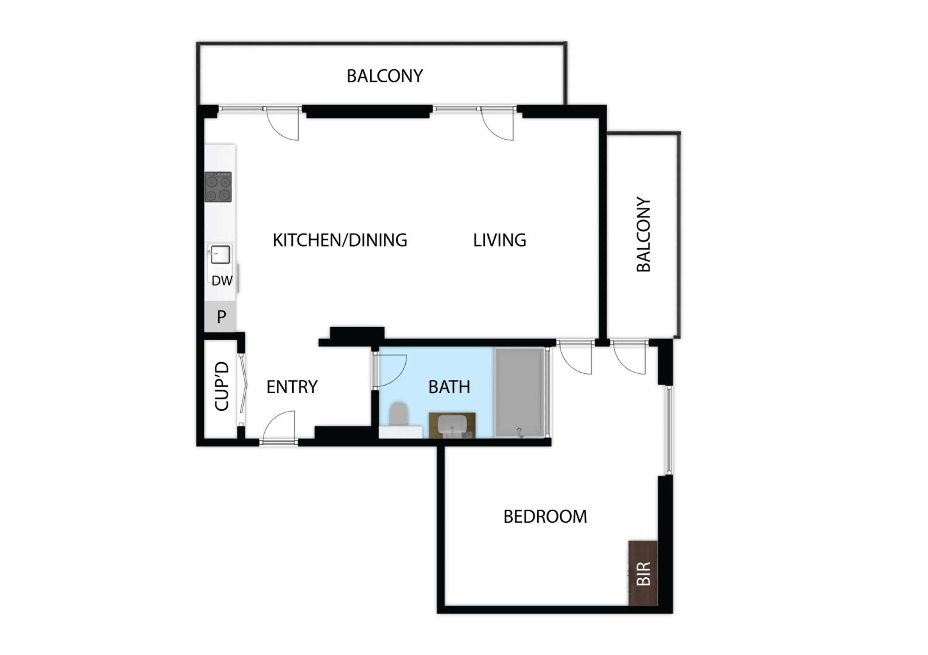 Floor plan in PitzPlus Appartements