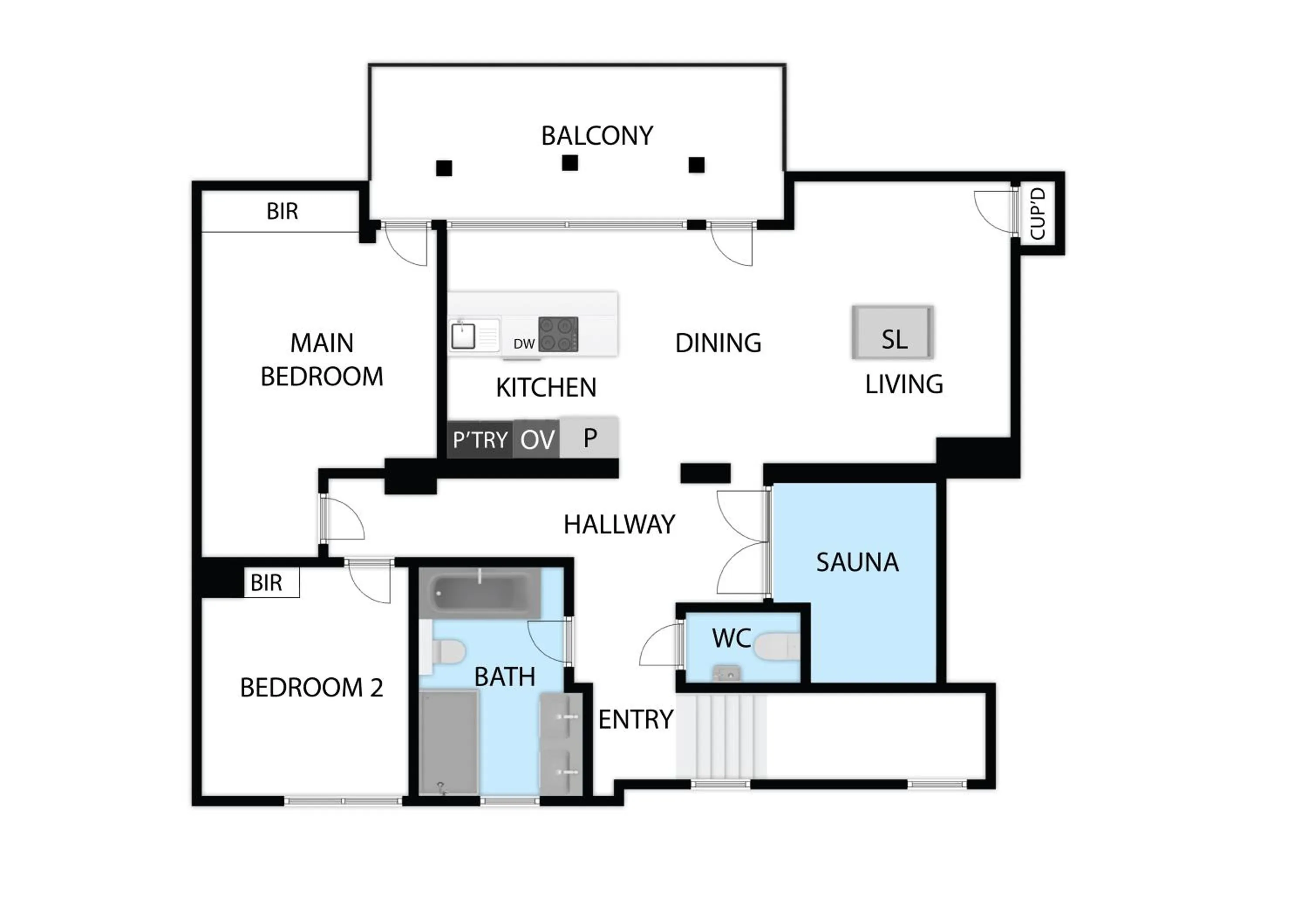 Floor plan in PitzPlus Appartements