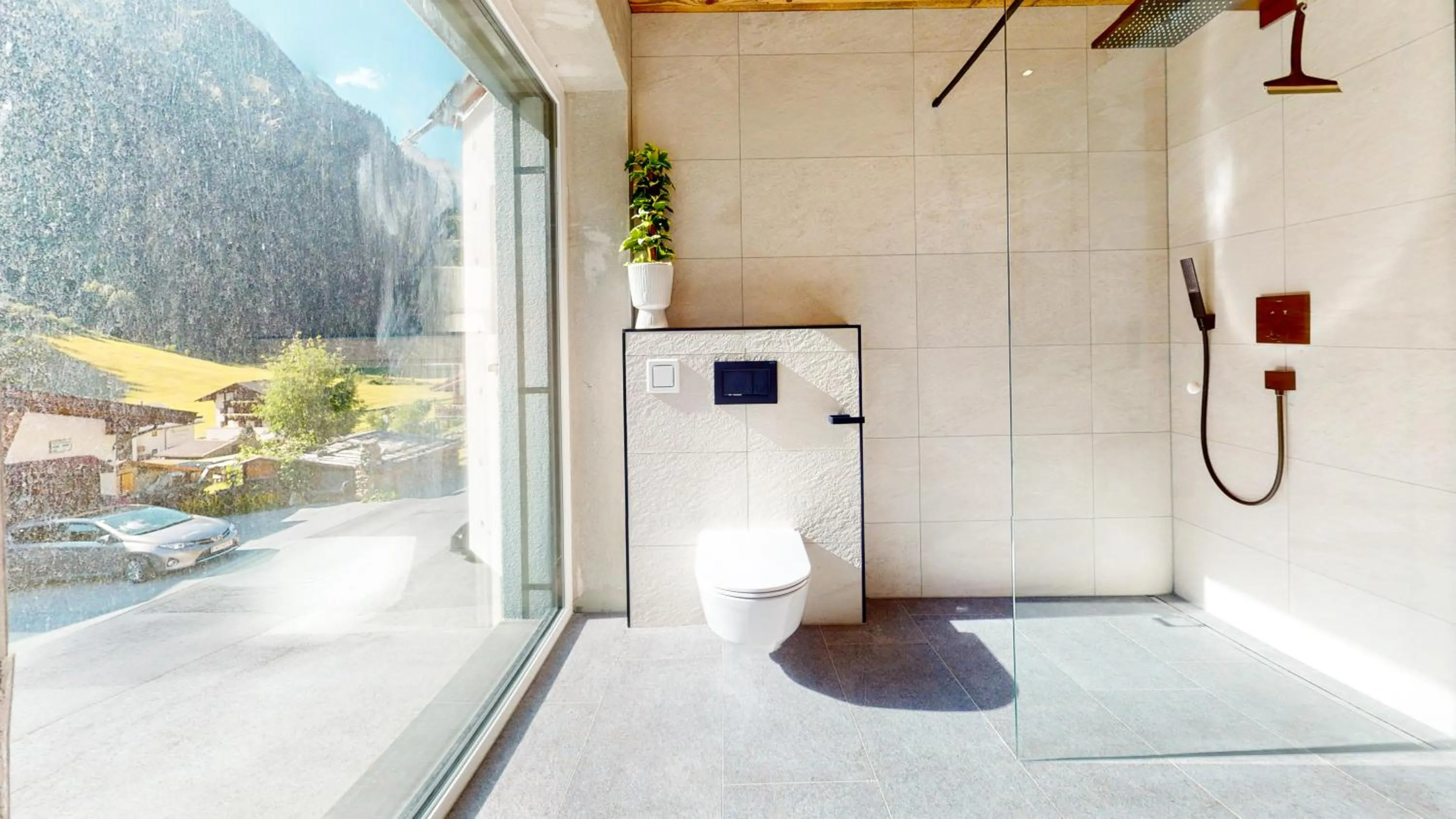 Toilet in PitzPlus Appartements