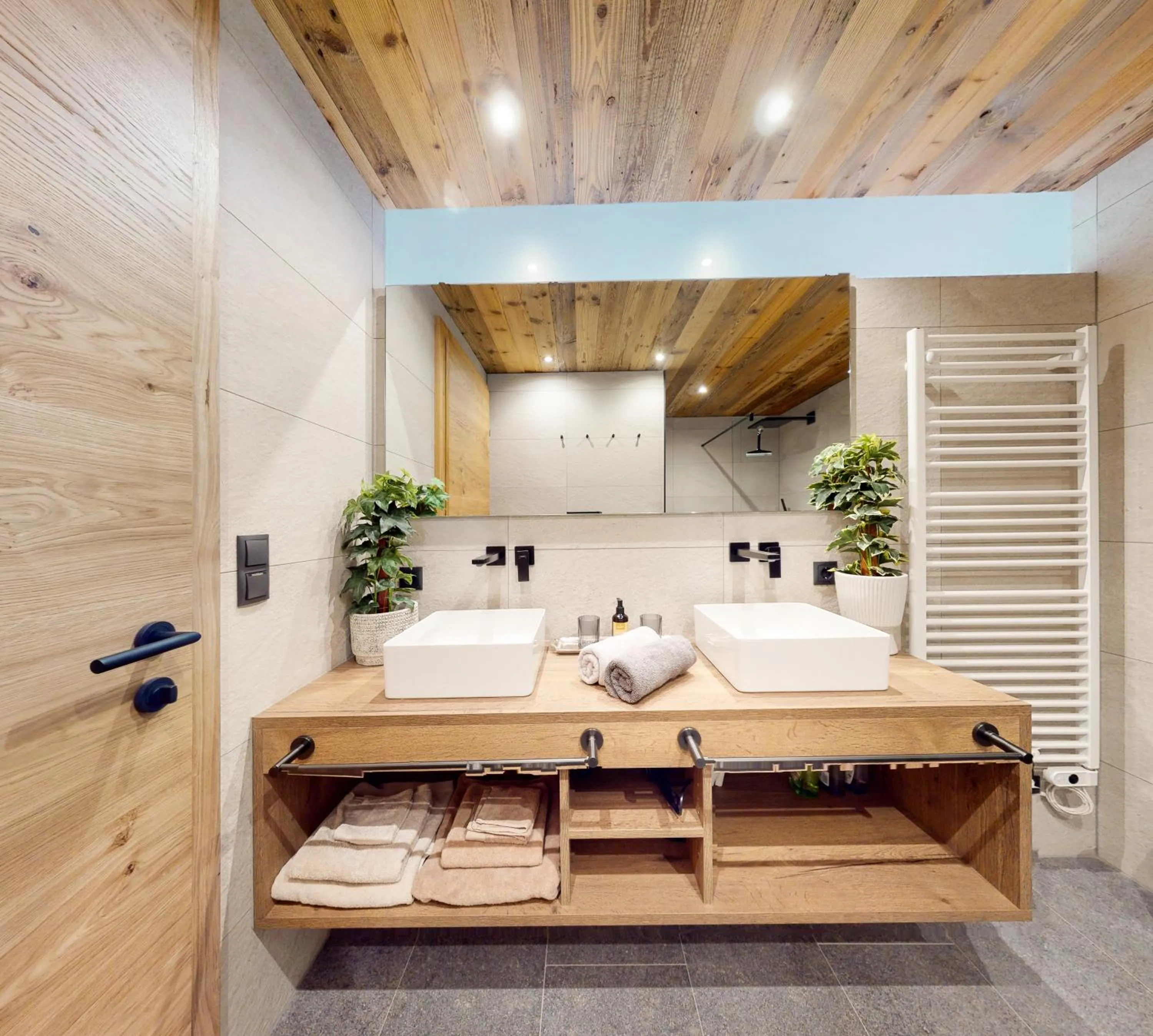 Shower in PitzPlus Appartements