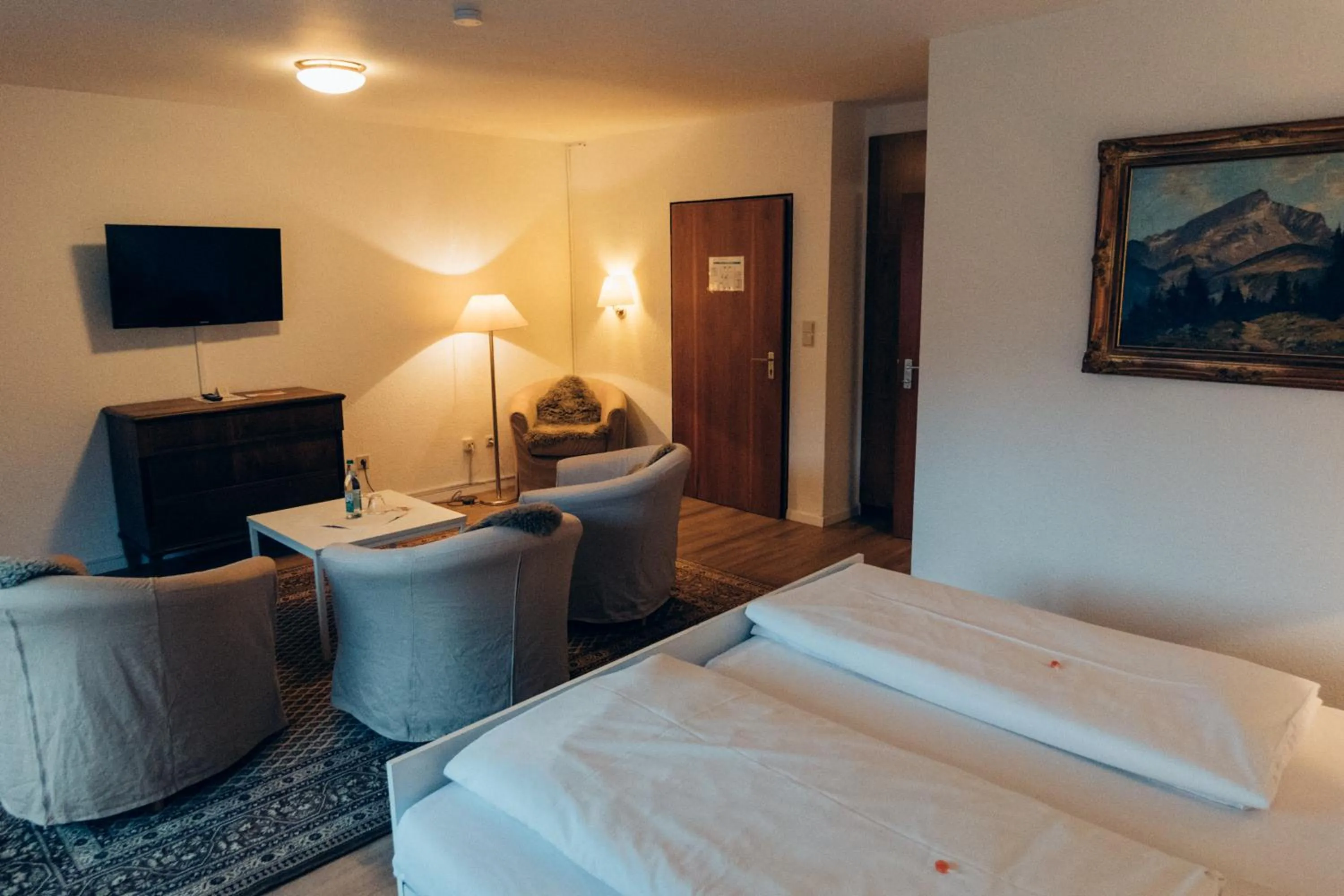 Photo of the whole room, Bed in Gasthof Hotel zur Post