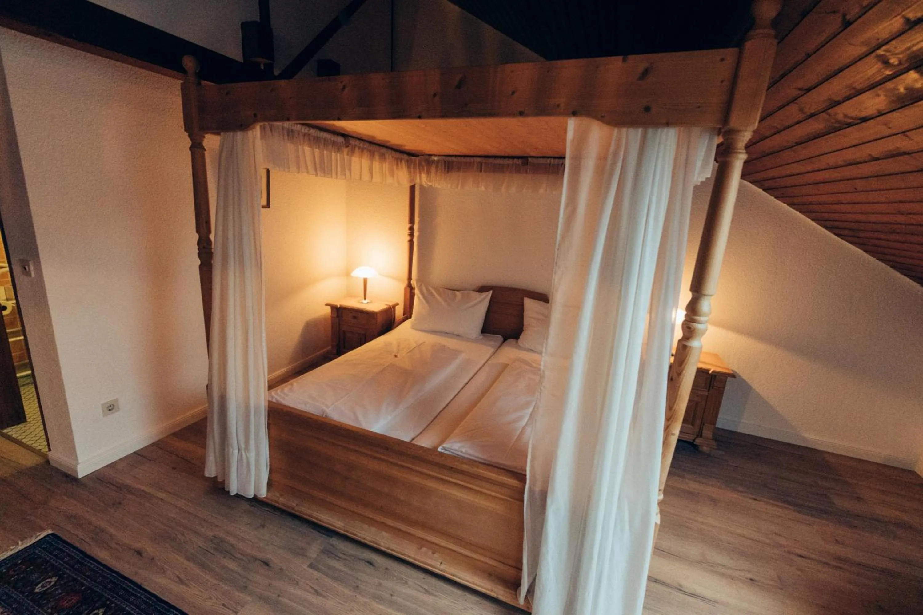 Bed in Gasthof Hotel zur Post