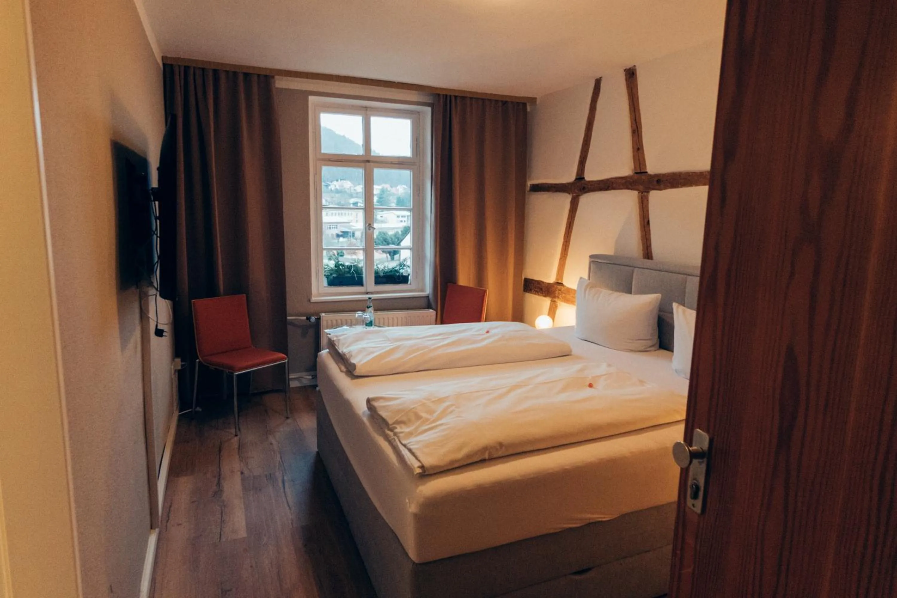 Bed in Gasthof Hotel zur Post