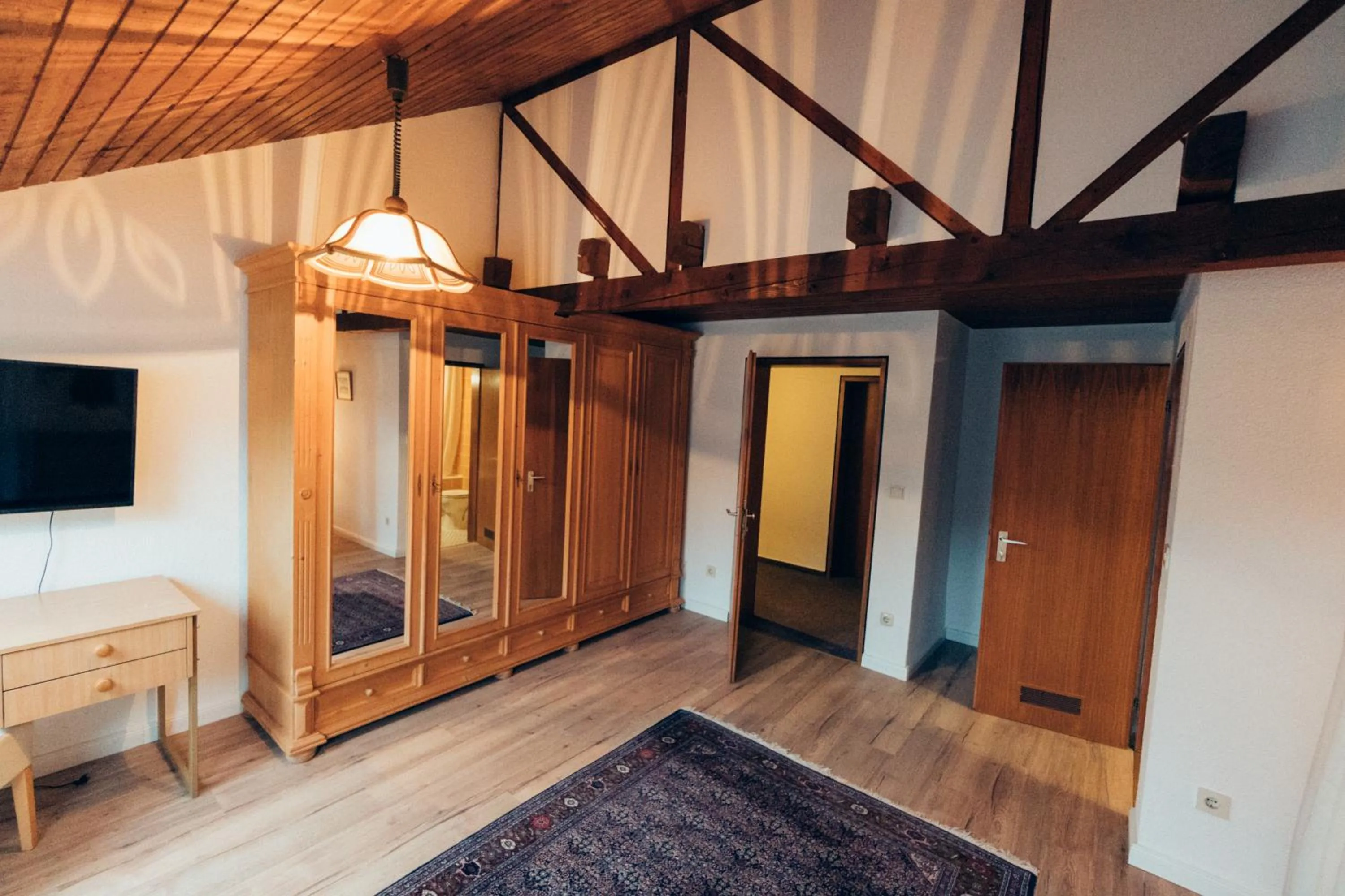 Living room, Bed in Gasthof Hotel zur Post