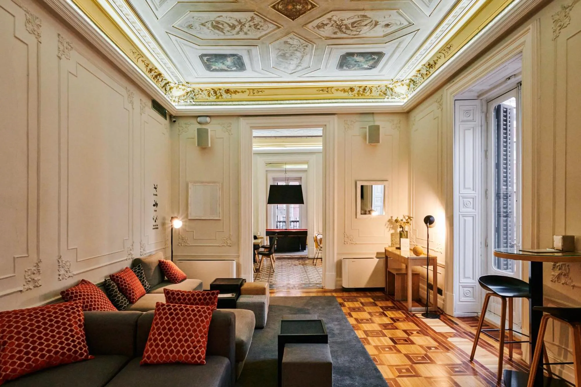 Lounge or bar in Toc Hostel Madrid