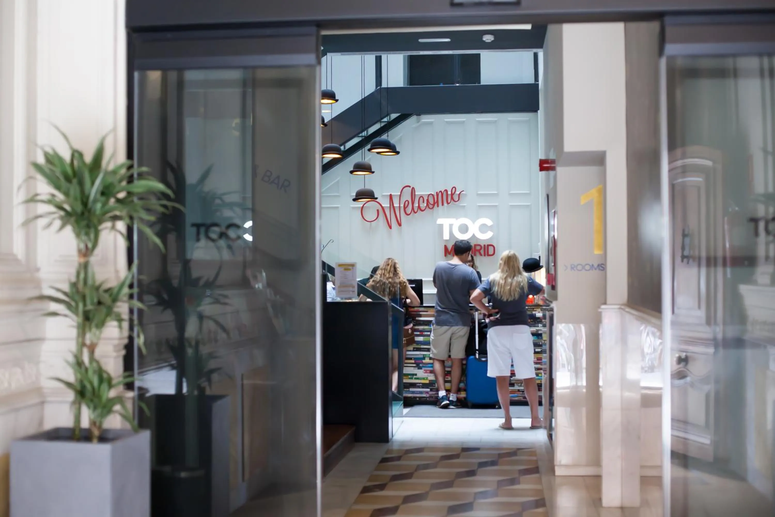 Lobby or reception in Toc Hostel Madrid