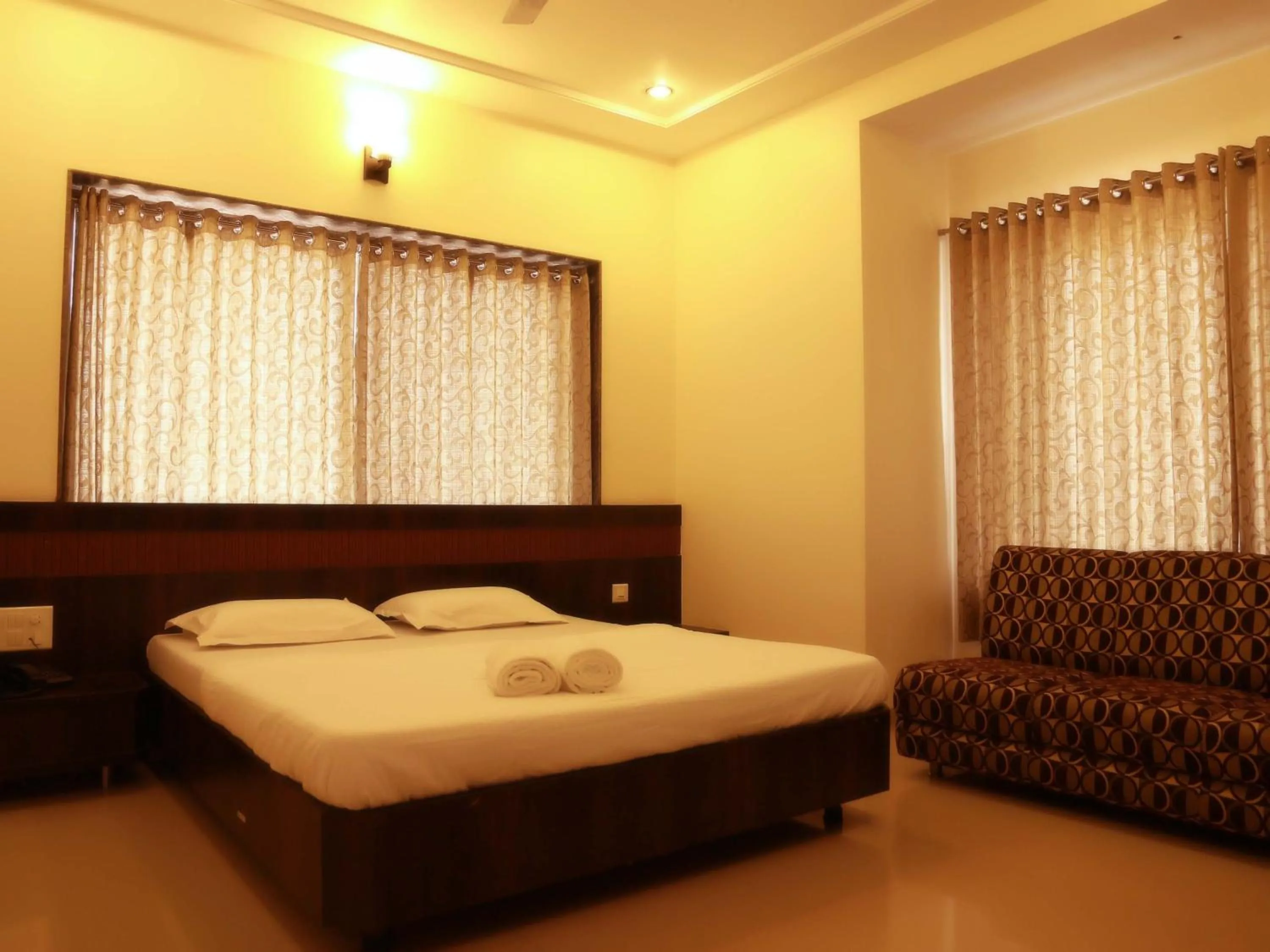 Photo of the whole room, Bed in Hotel Sai Ramanand