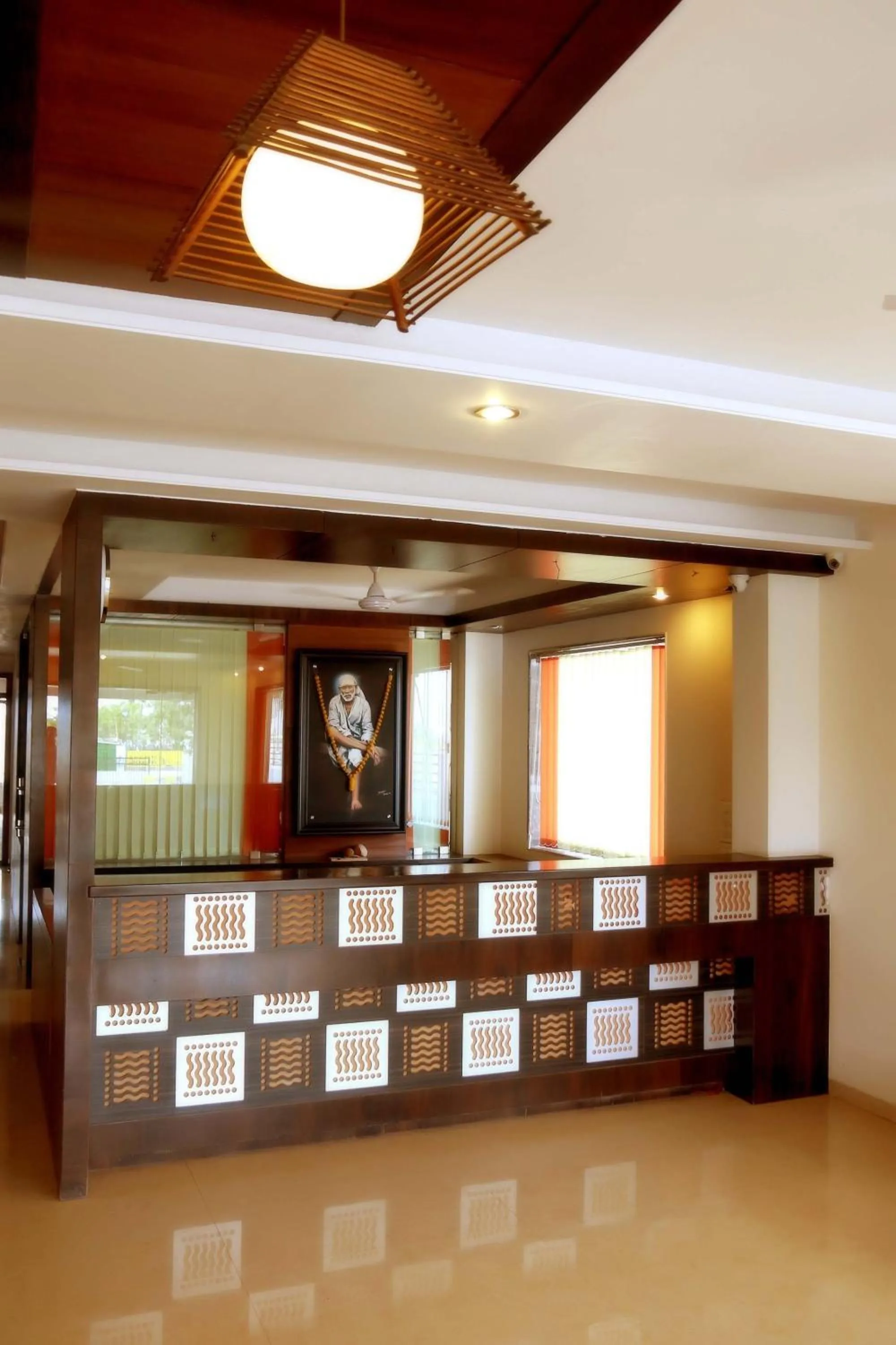 Lobby or reception in Hotel Sai Ramanand