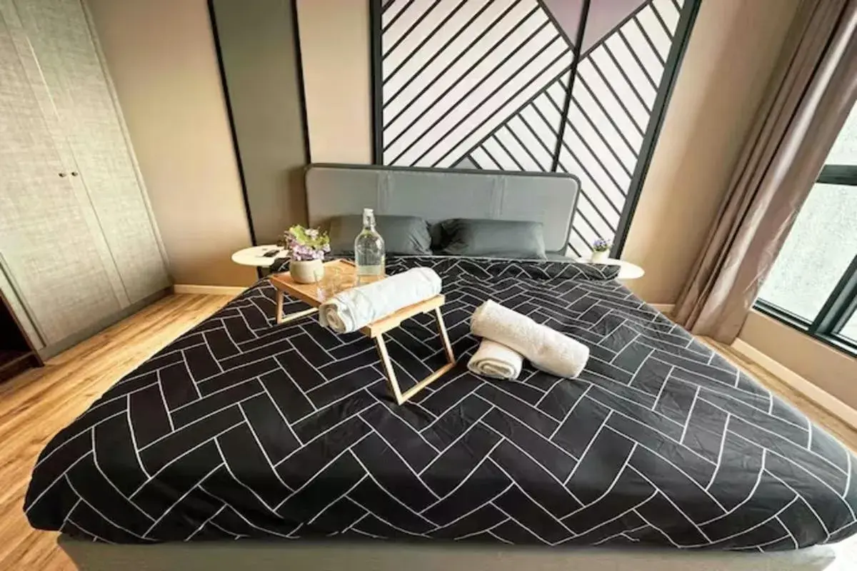 Bed in Millerz Cozy Home by GUESTONIC Bed in Millerz Cozy Home by GUESTONIC