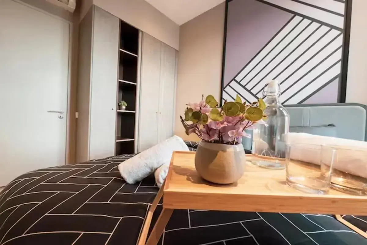 Bed in Millerz Cozy Home by GUESTONIC Bed in Millerz Cozy Home by GUESTONIC