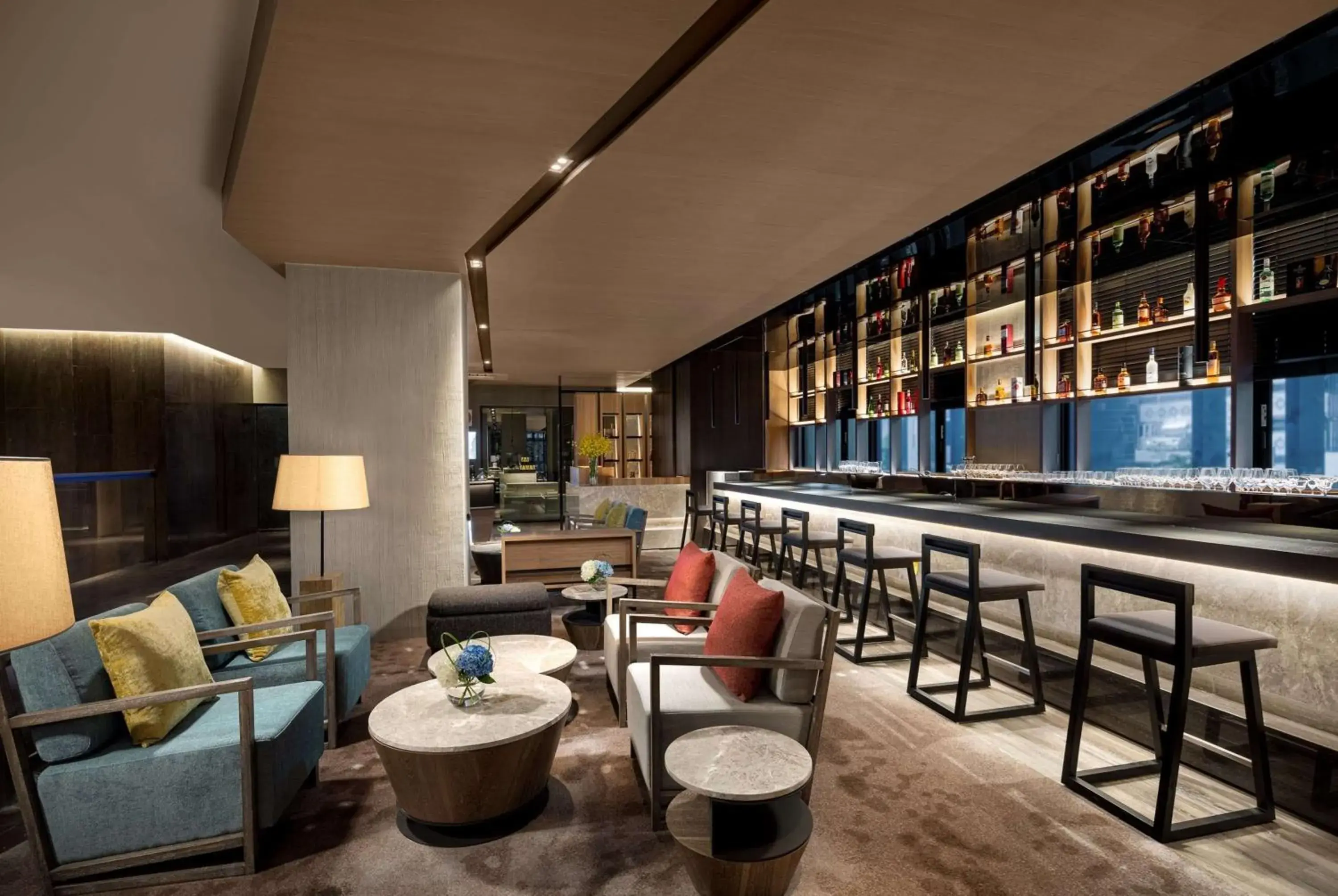 Lounge or bar in Wyndham Sun Moon Lake Lounge or bar in Wyndham Sun Moon Lake