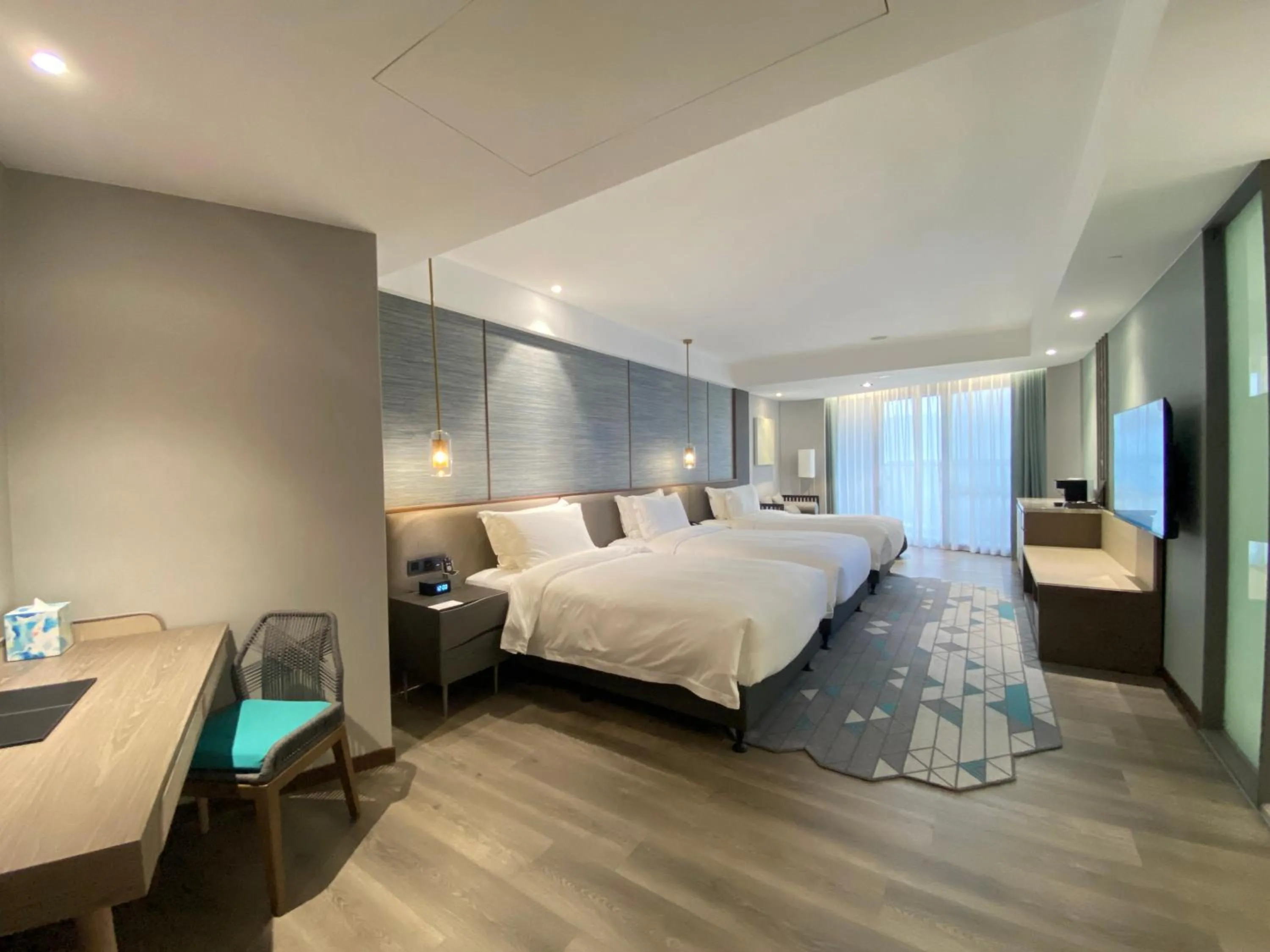 Bed in Wyndham Sun Moon Lake