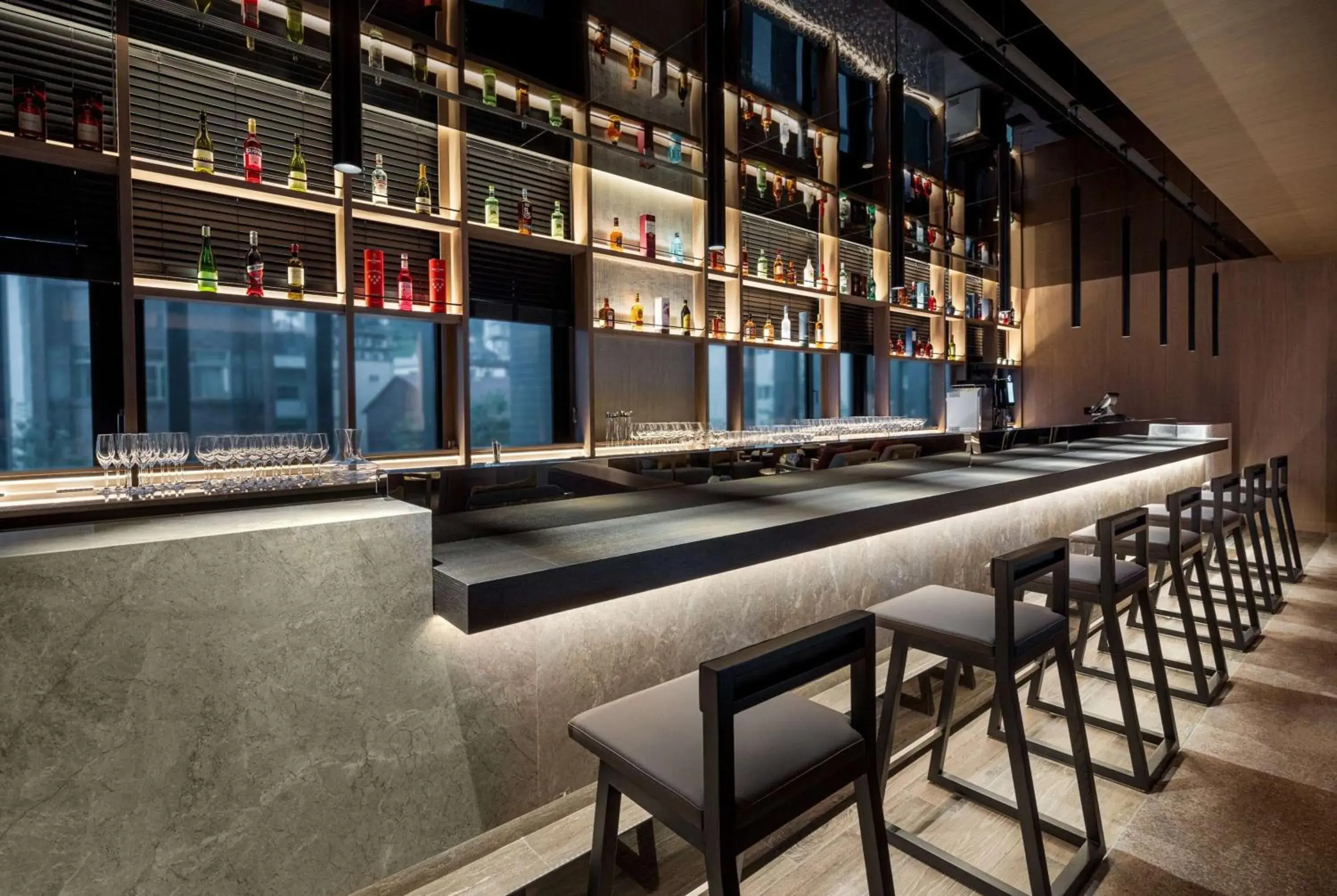 Lounge or bar in Wyndham Sun Moon Lake Lounge or bar in Wyndham Sun Moon Lake