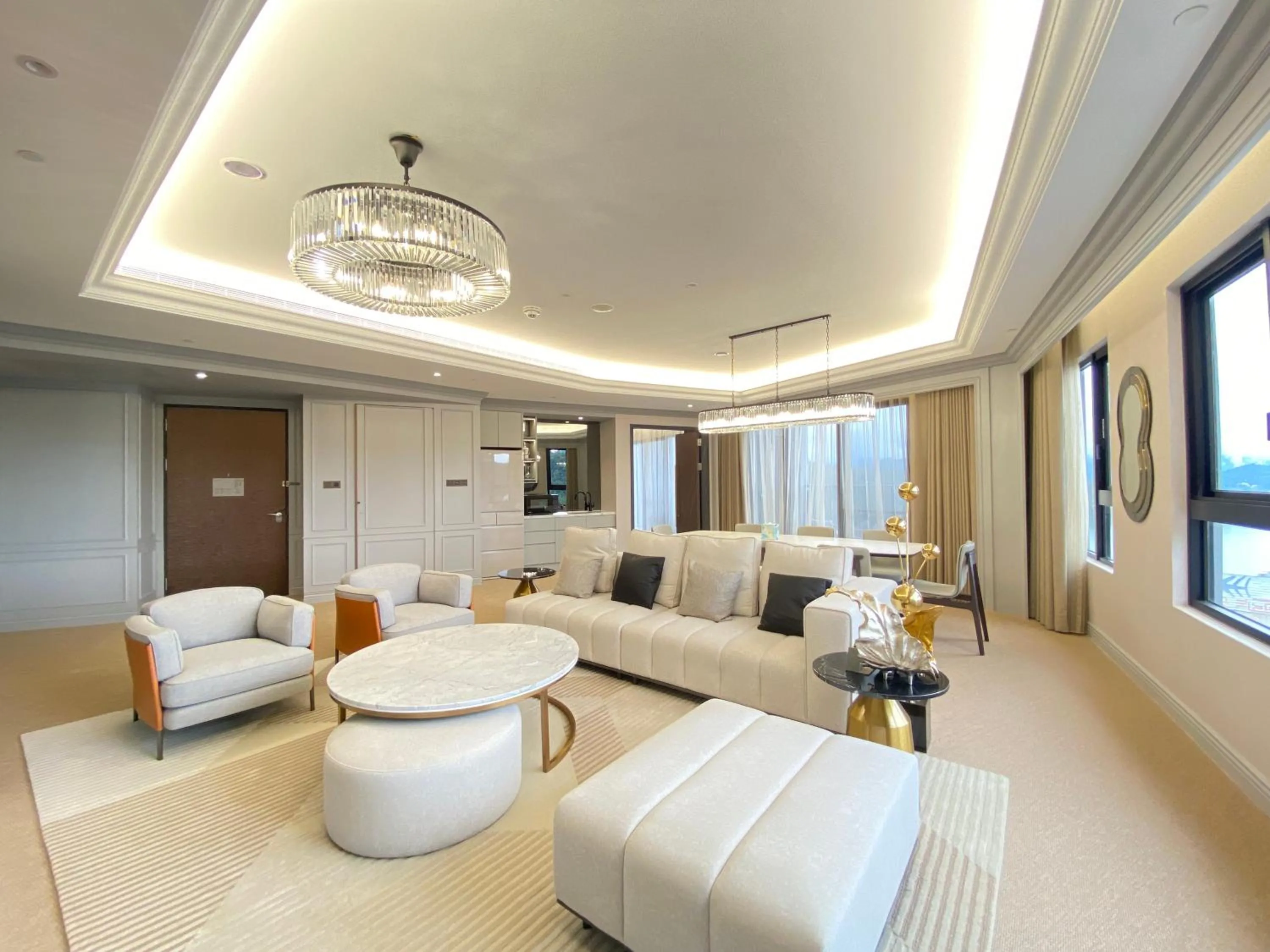 Living room in Wyndham Sun Moon Lake