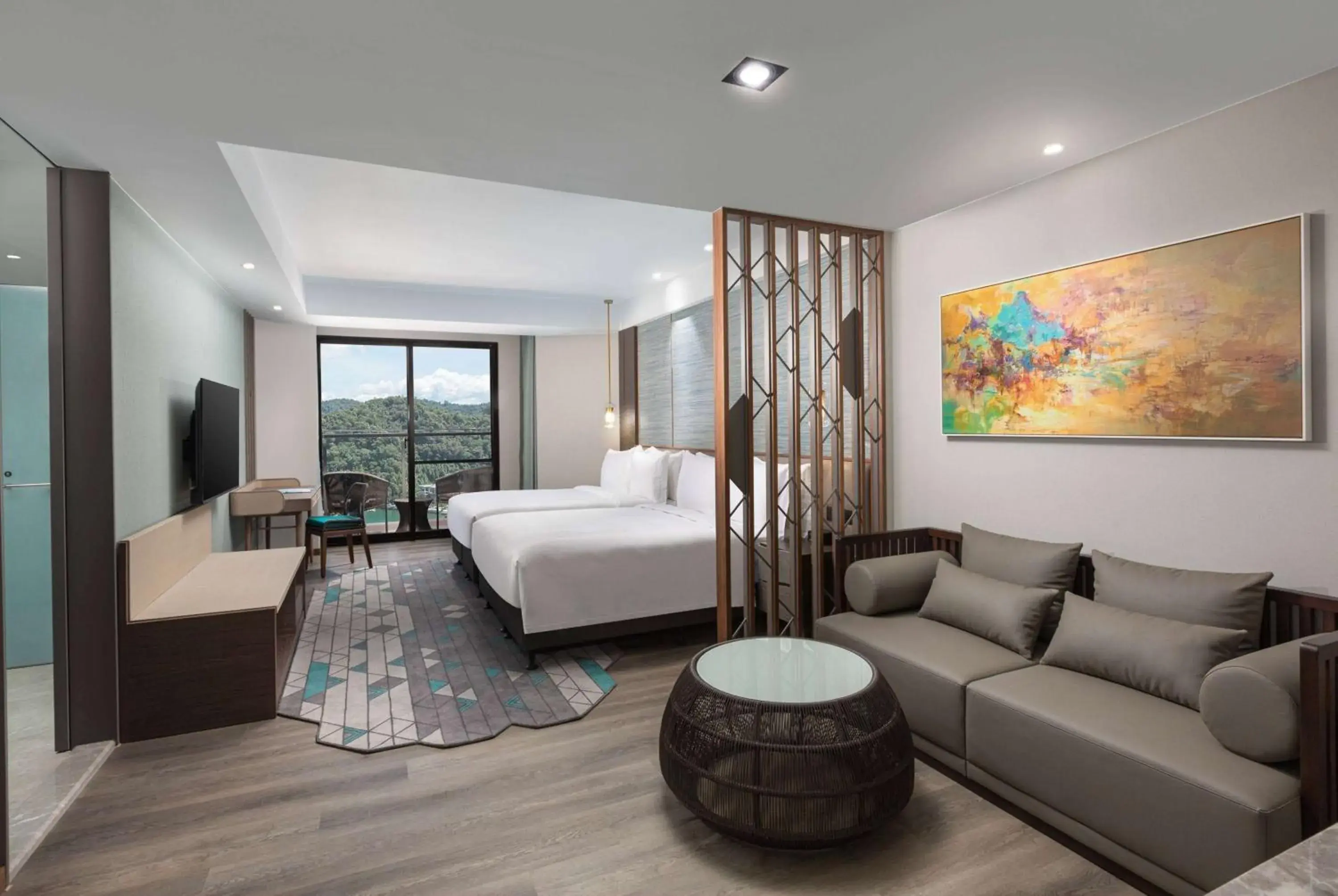 Photo of the whole room, Bed in Wyndham Sun Moon Lake Photo of the whole room, Bed in Wyndham Sun Moon Lake