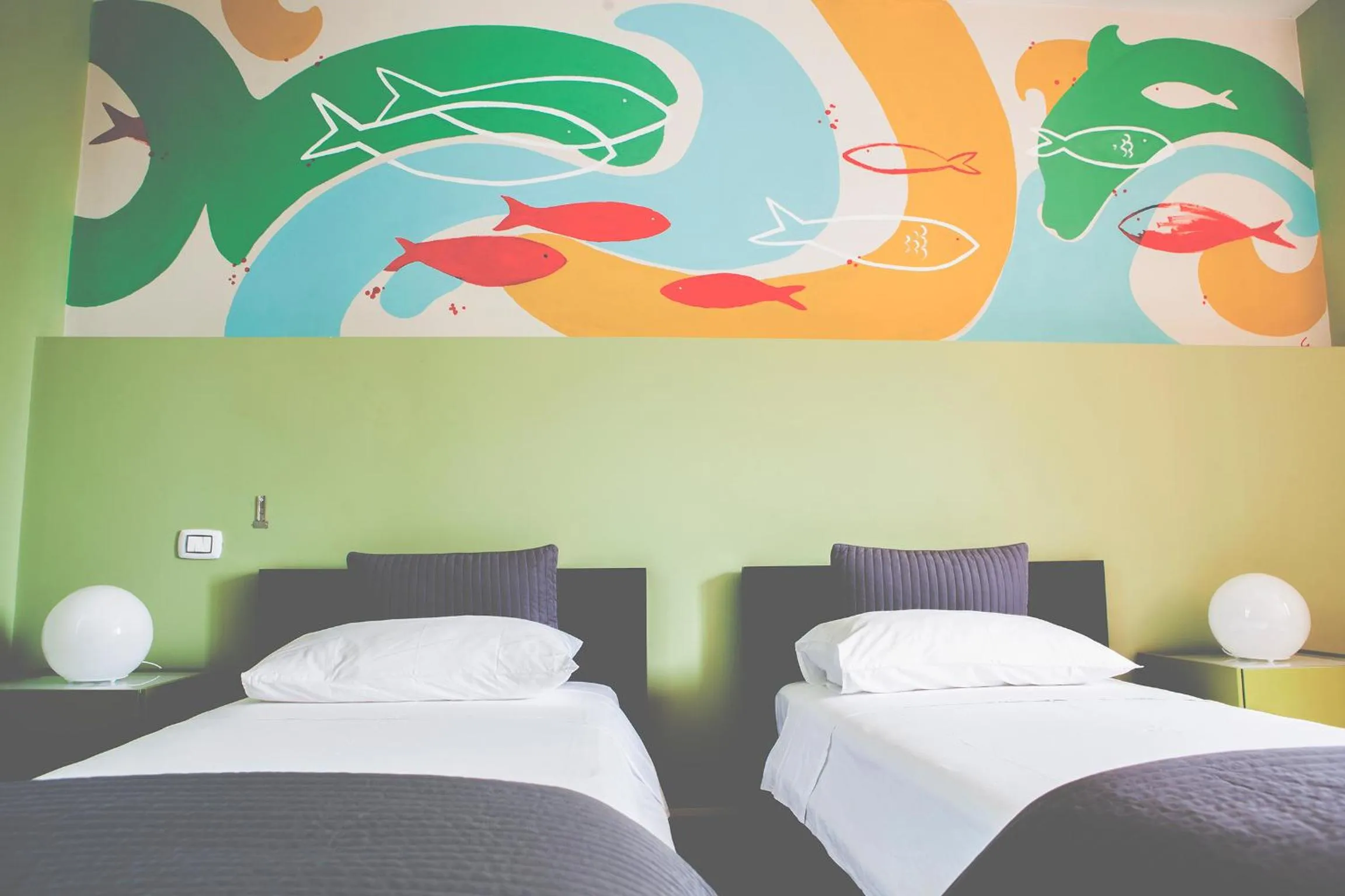 Bed in La Scivola Rooms