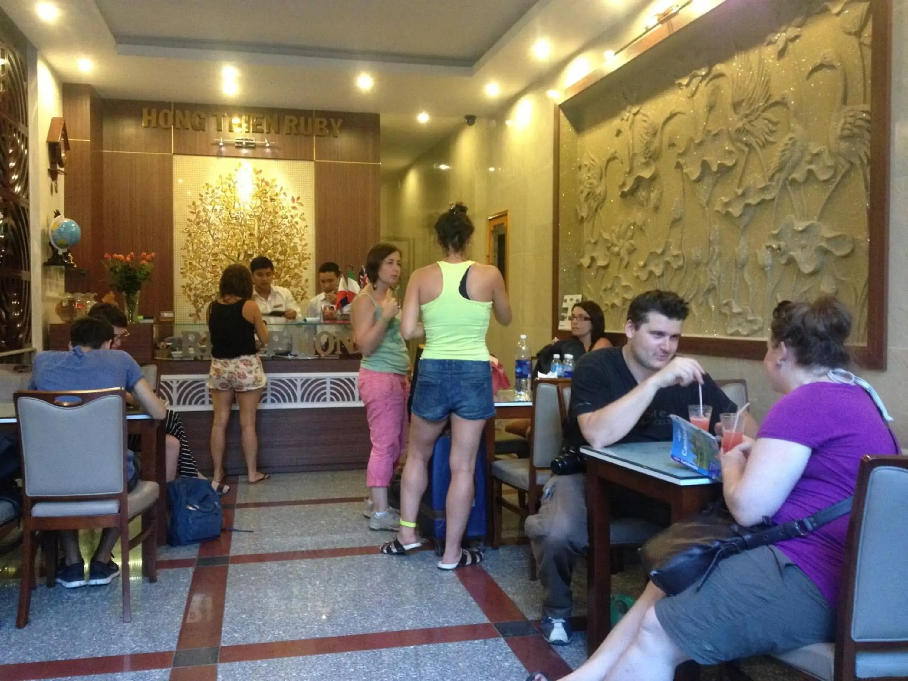 Lobby or reception in Hong Thien Ruby Hotel Lobby or reception in Hong Thien Ruby Hotel