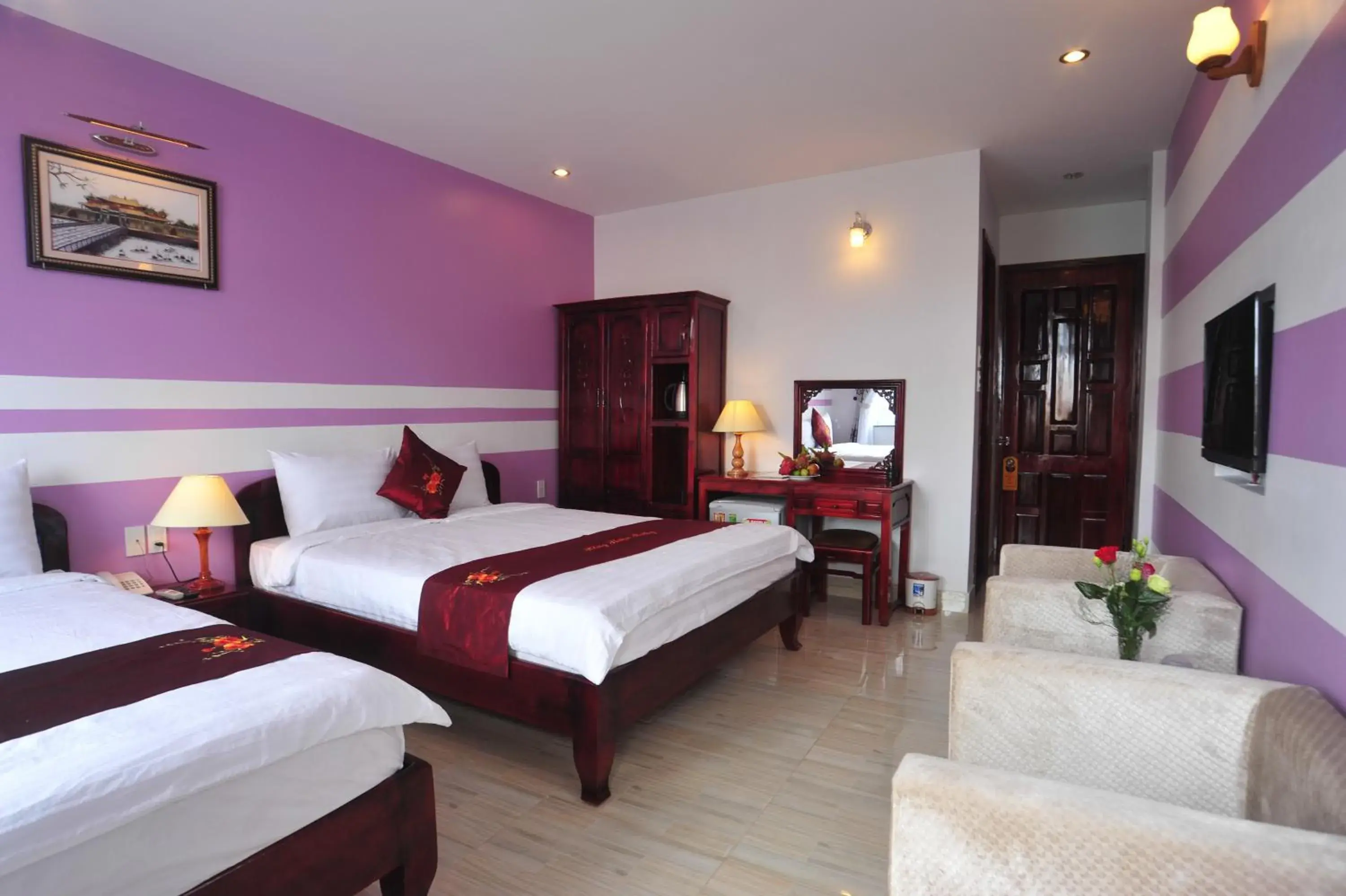 Bedroom, Bed in Hong Thien Ruby Hotel Bedroom, Bed in Hong Thien Ruby Hotel